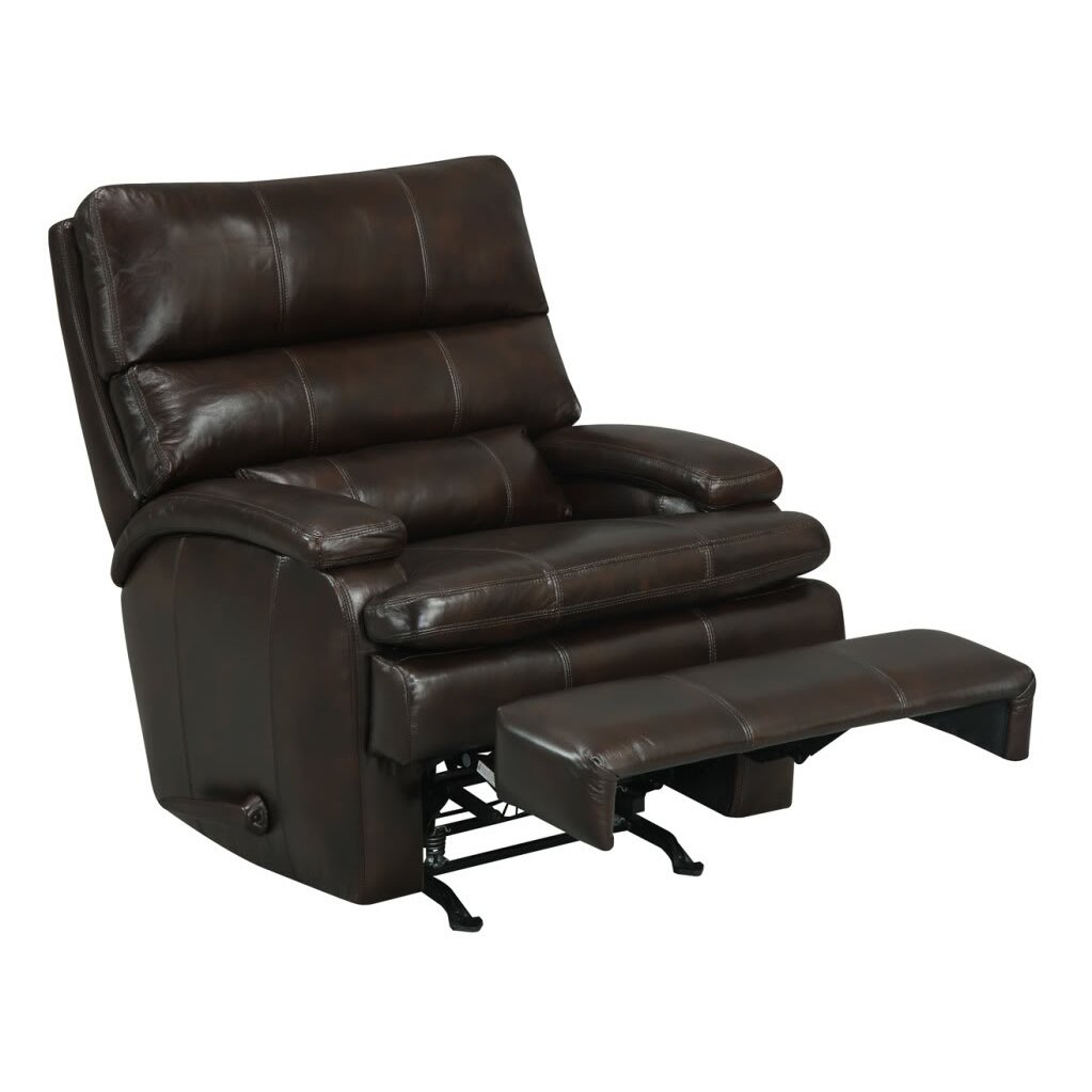 At Home Designs Belmont Leather Rocker Recliner & Reviews 