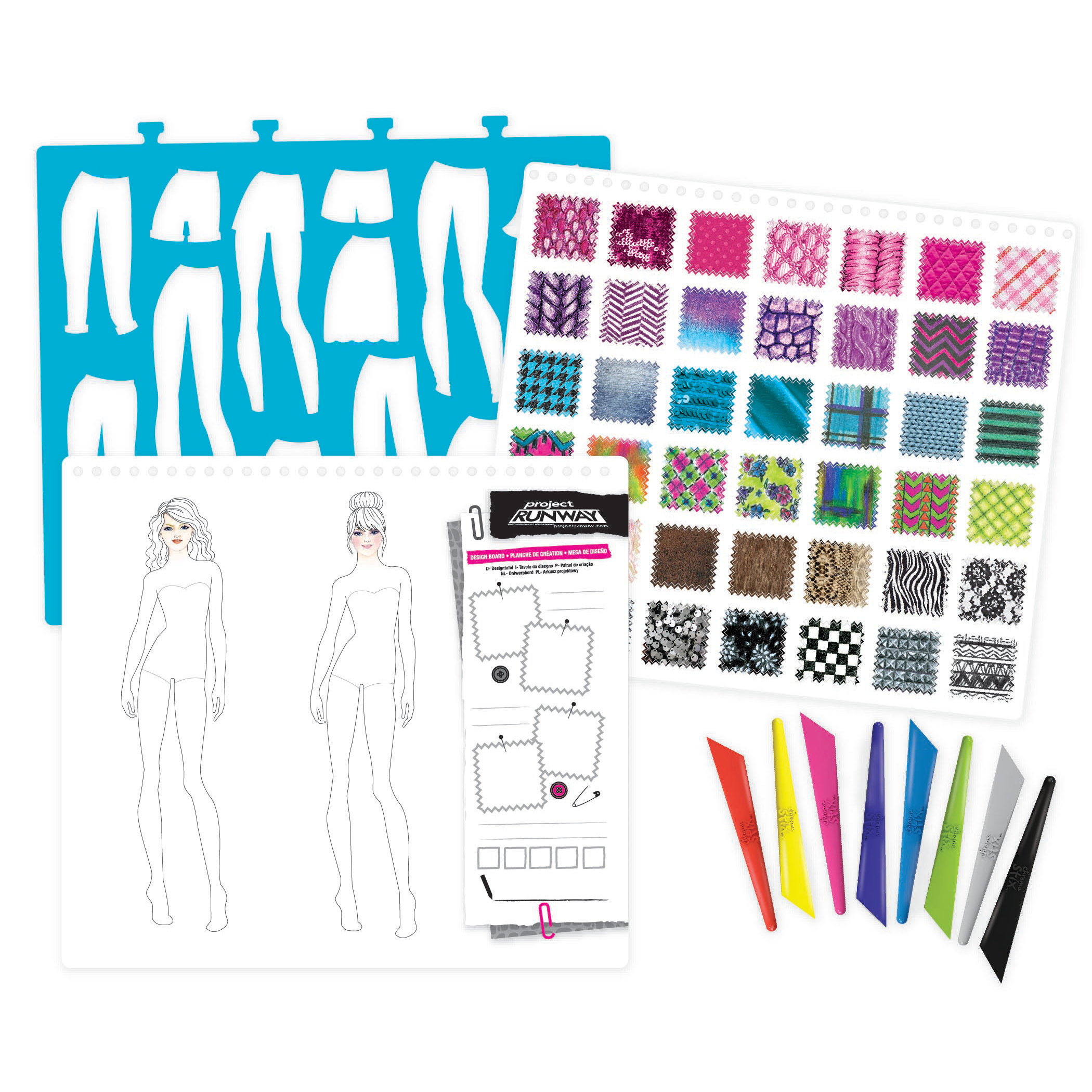 Fashion Angels Project Runway Fashion Design Sketch Portfolio with