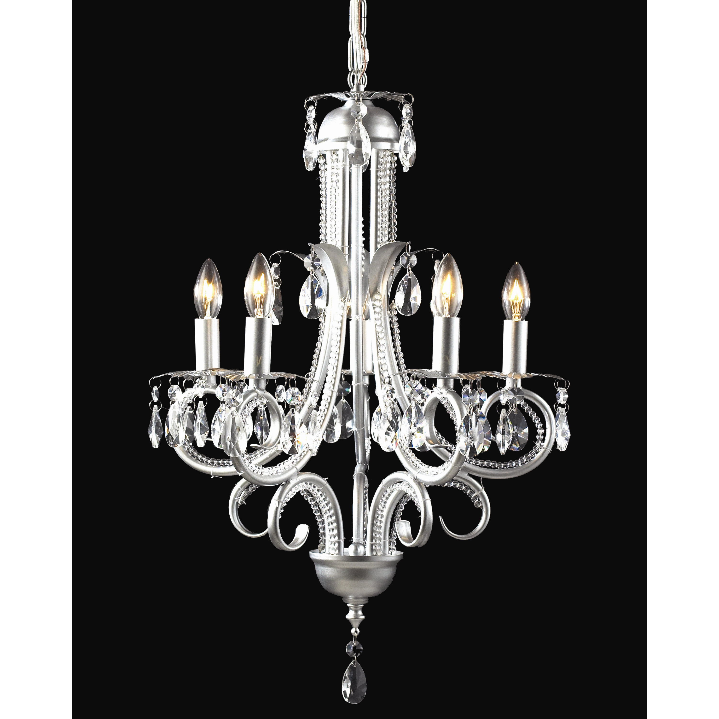 ZLite Parisian 5 Light Crystal Chandelier & Reviews Wayfair