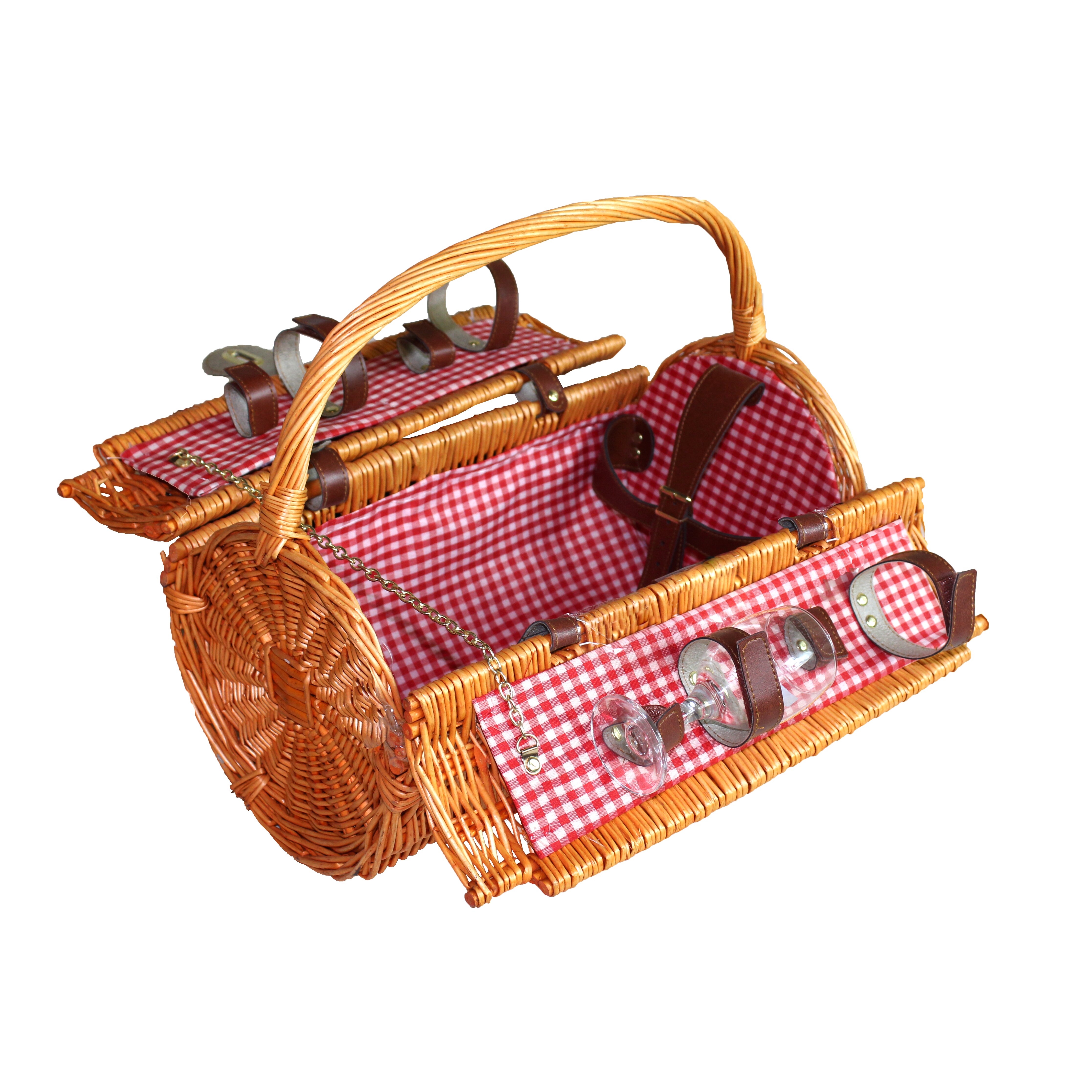 Quickway Imports Picnic Basket with Accessories Wayfair