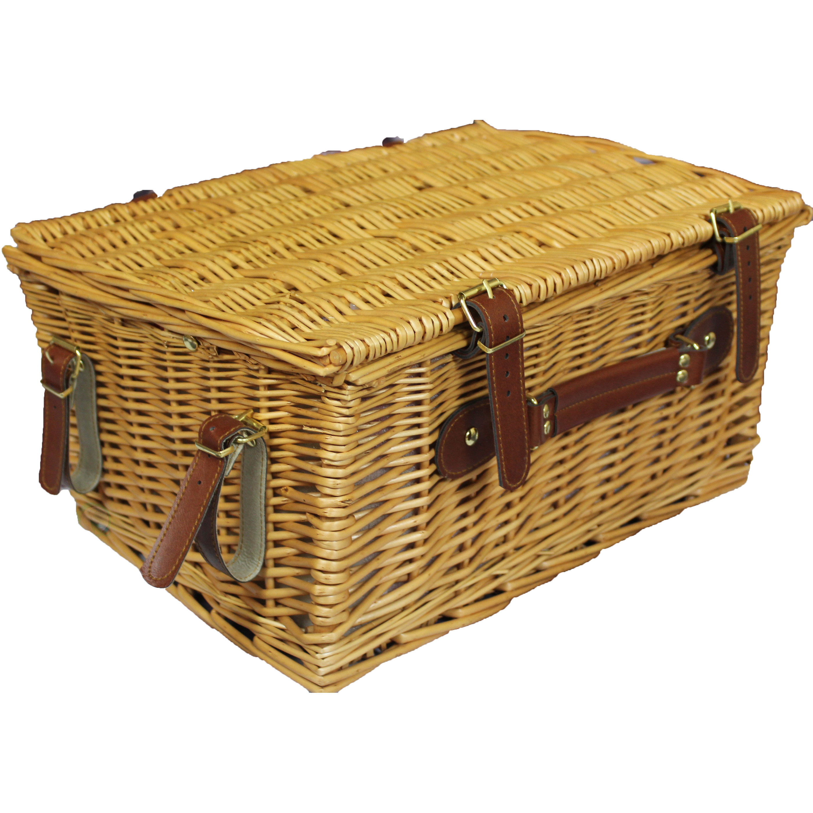 Quickway Imports Picnic Suitcase Basket with Accessories & Reviews