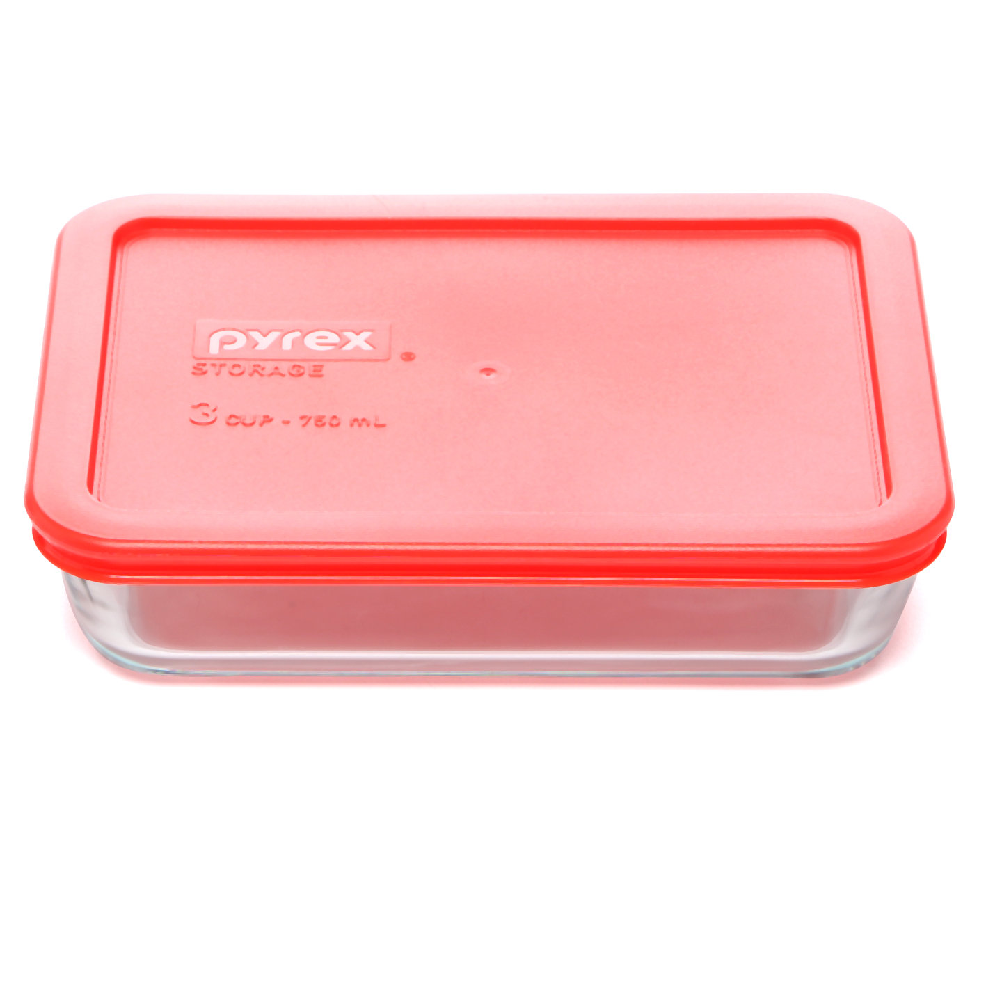 Pyrex Storage Plus 3 Cup Rectangle Storage Dish with Lid & Reviews