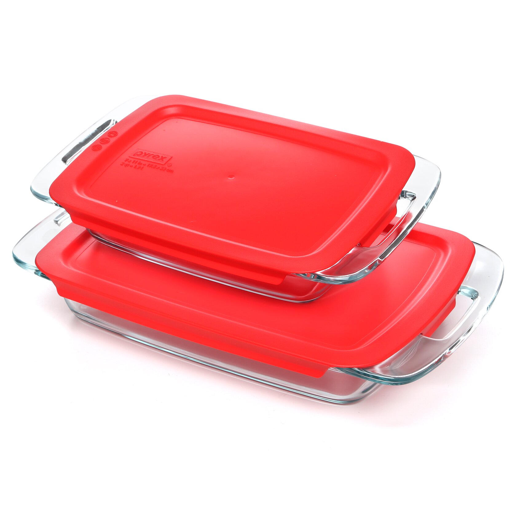 Pyrex Easy Grab Oblong 4 Piece Bakeware Set & Reviews | Wayfair