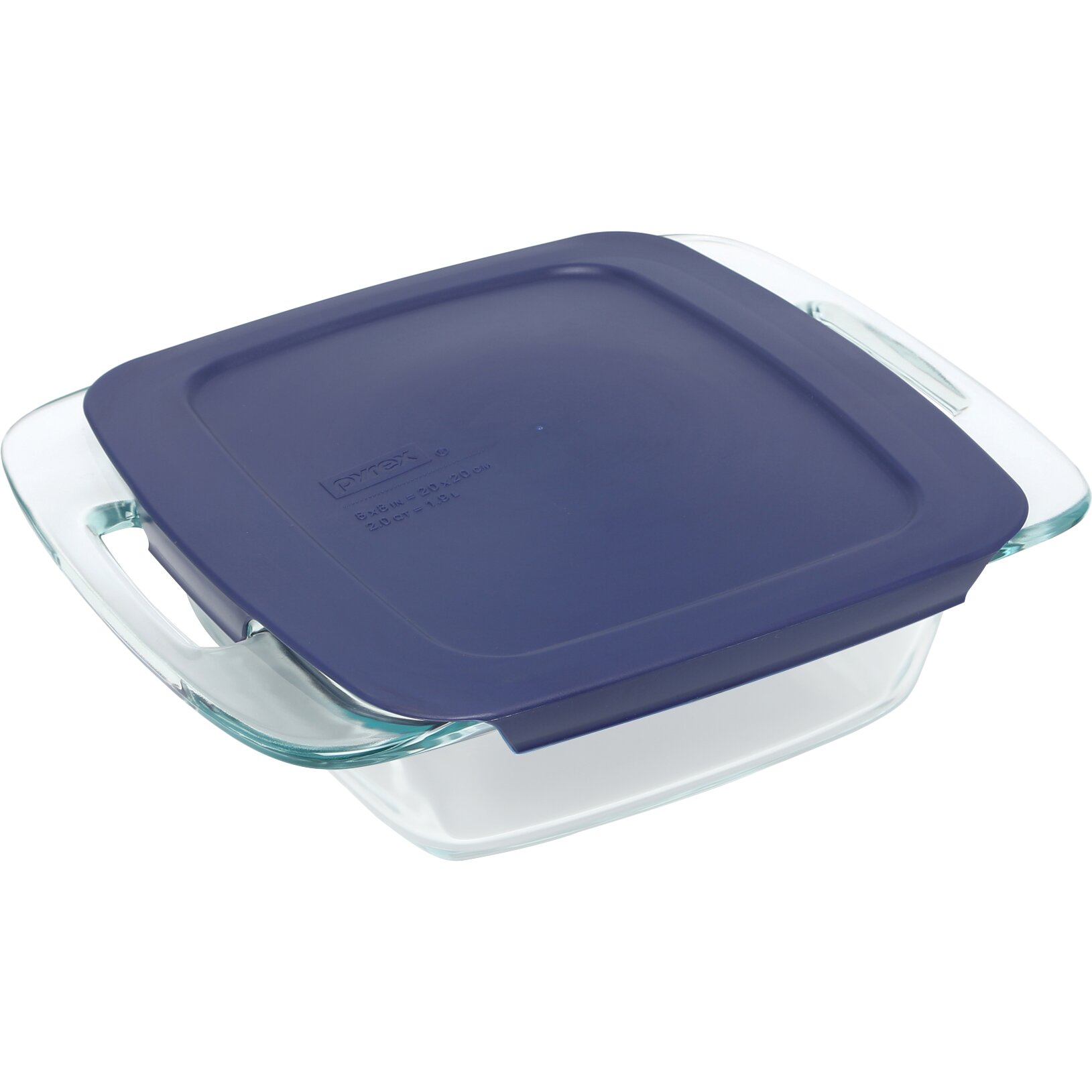 pyrex easy grab 8 in.square baking dis