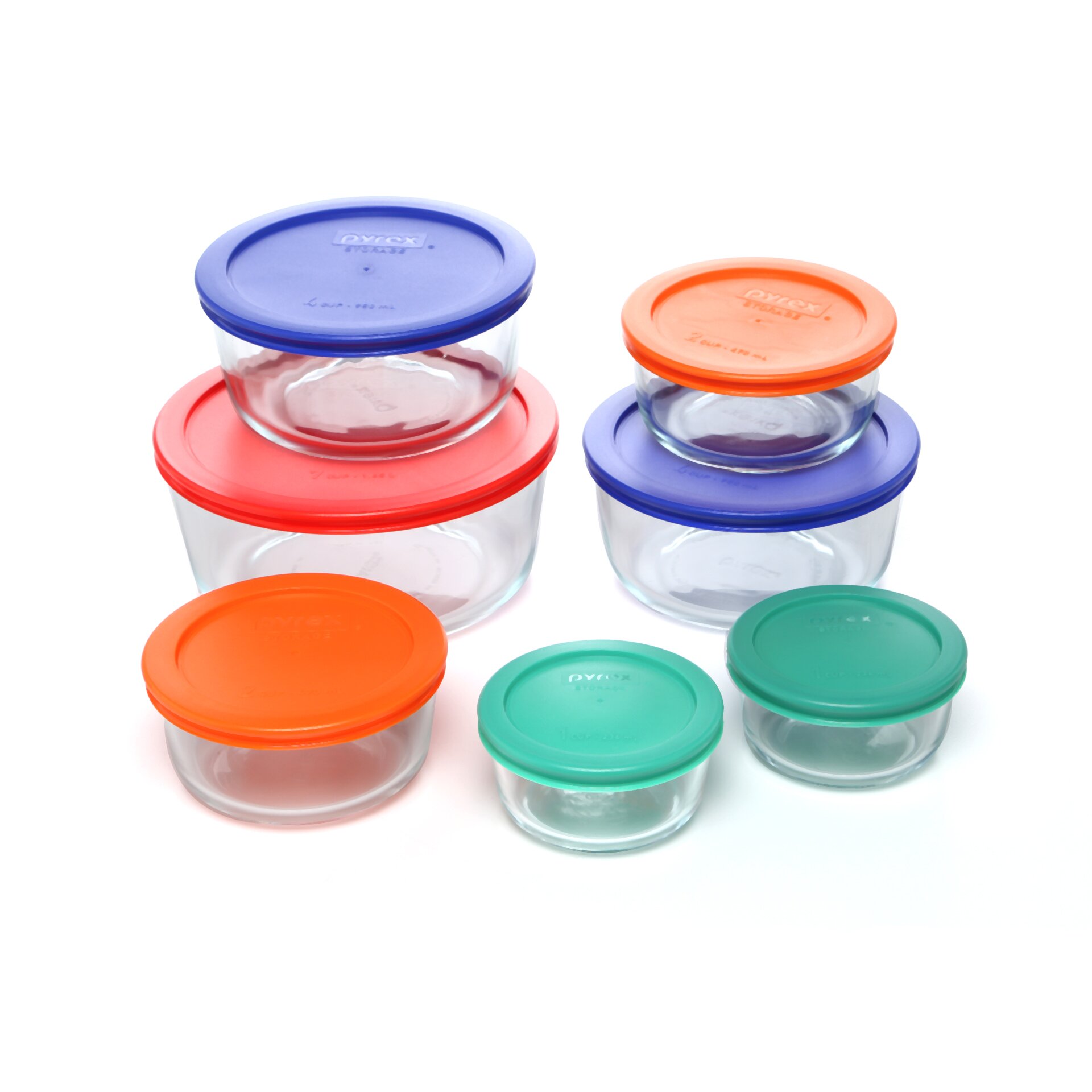 Pyrex food containers