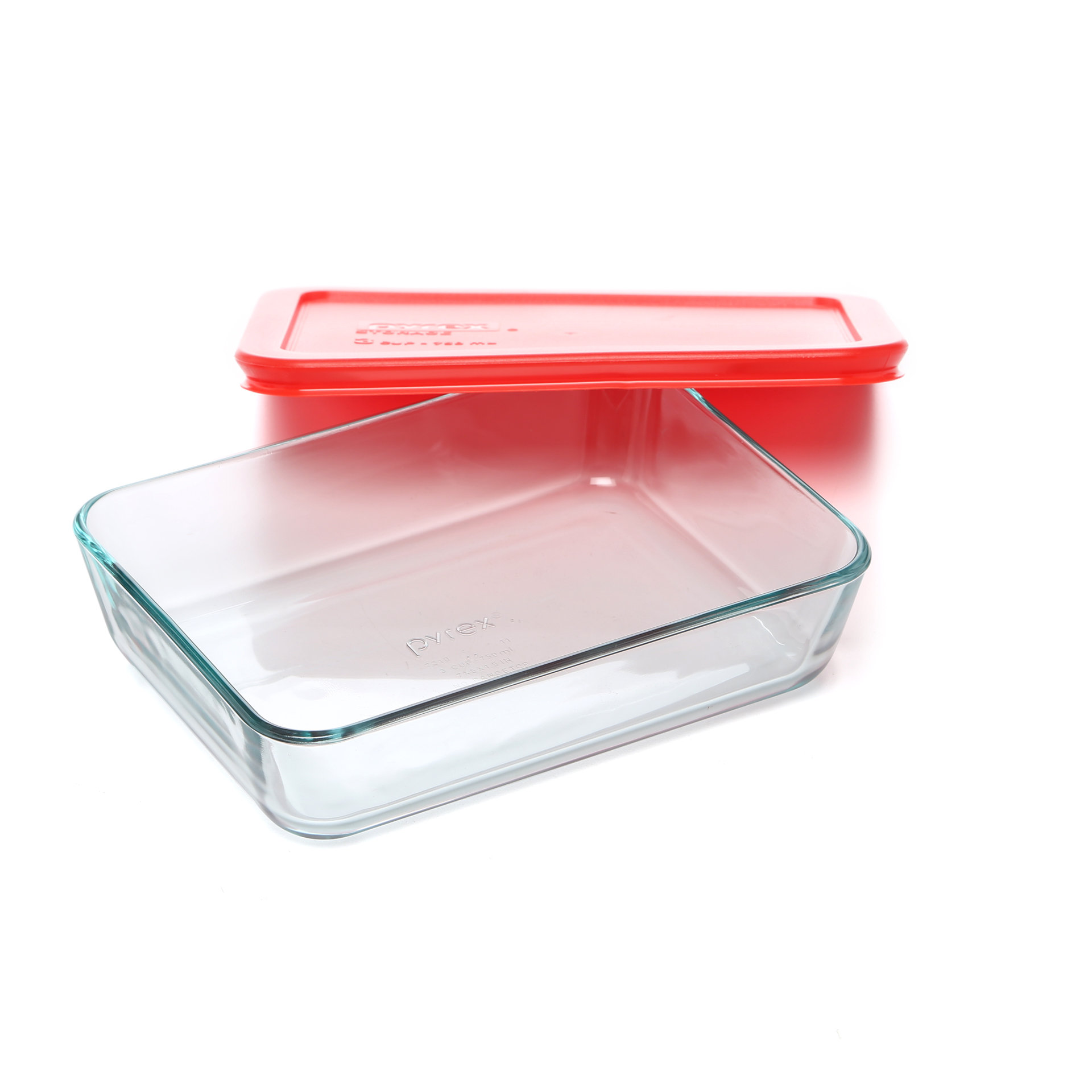 Pyrex Storage Plus 3 Cup Rectangle Storage Dish with Lid & Reviews