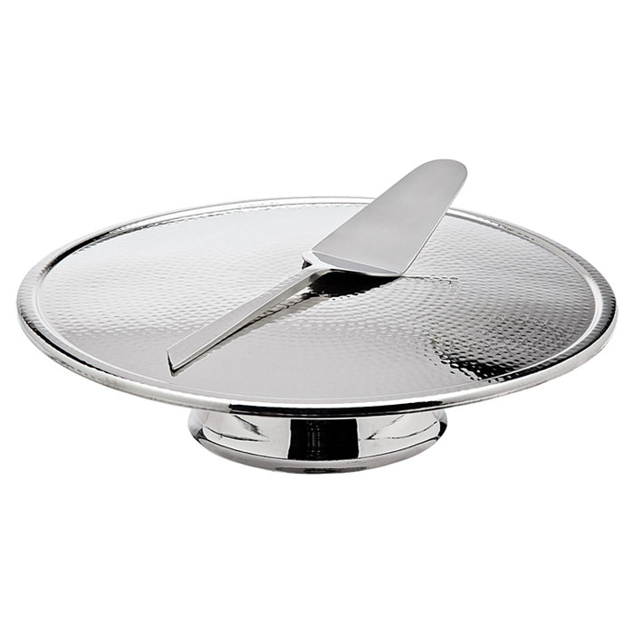 Godinger Silver Art Co Mia Cake Stand & Server Set & Reviews Wayfair