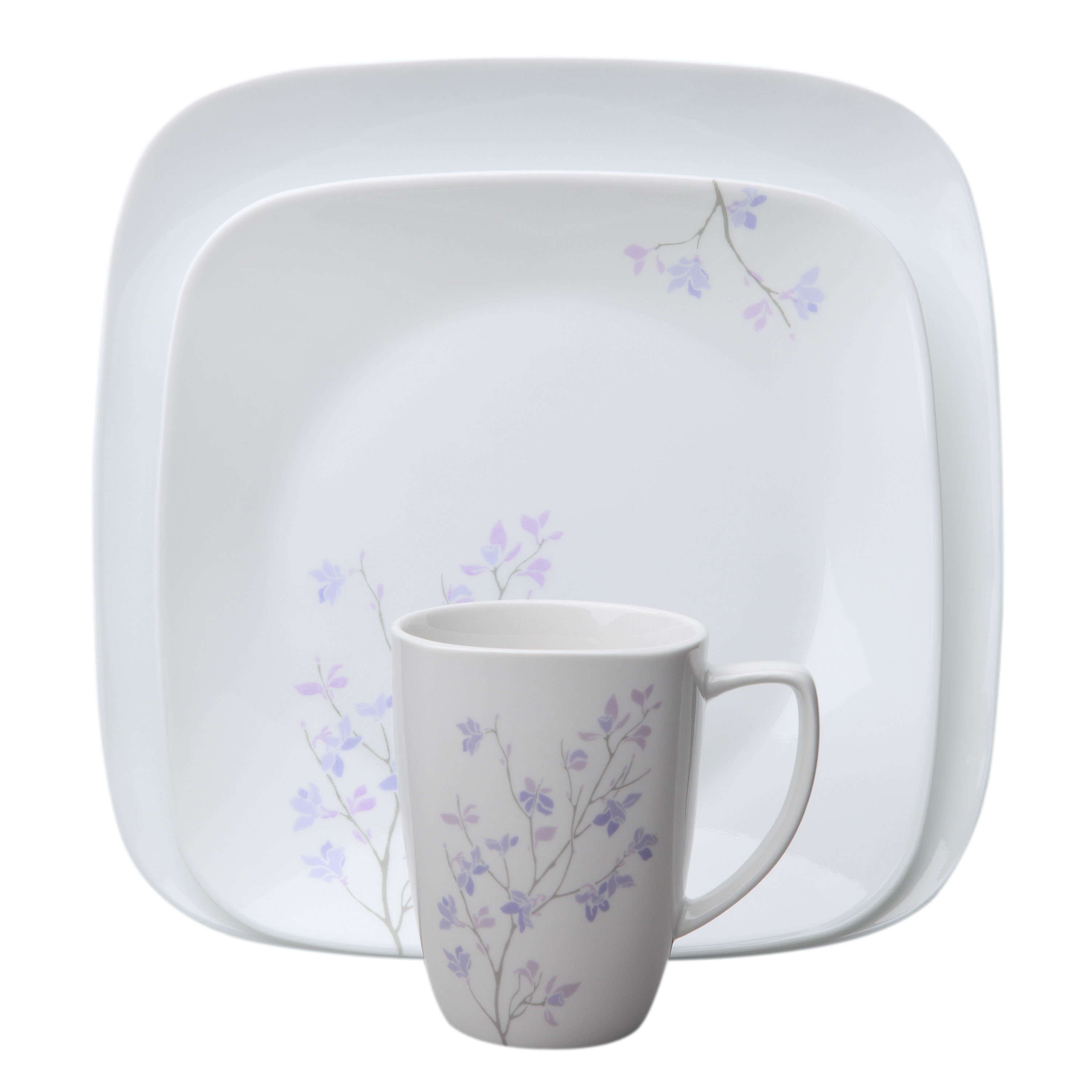 Corelle Square™ Jacaranda 16 Piece Dinnerware Set & Reviews Wayfair
