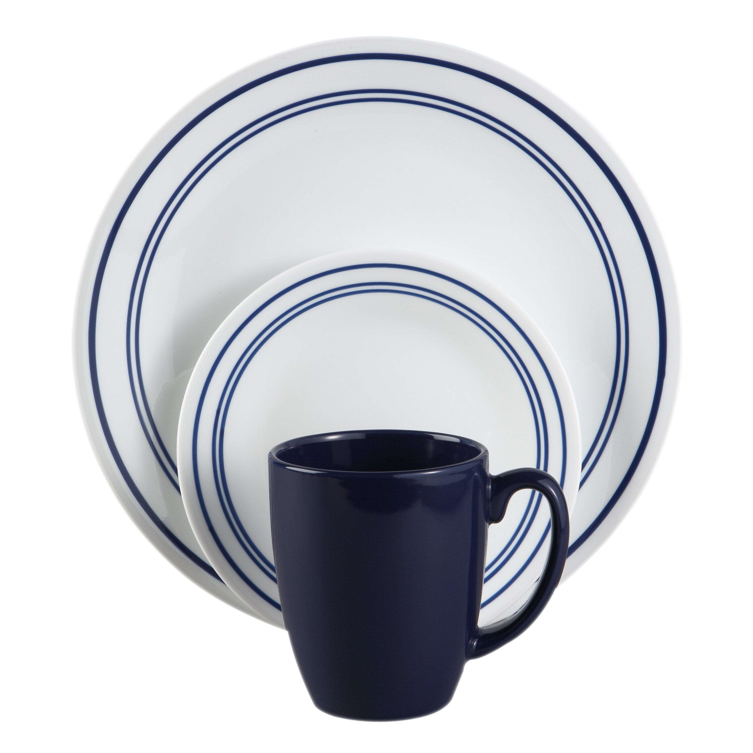 Corelle Livingware Classic Cafe 16 Piece Dinnerware Set & Reviews | Wayfair