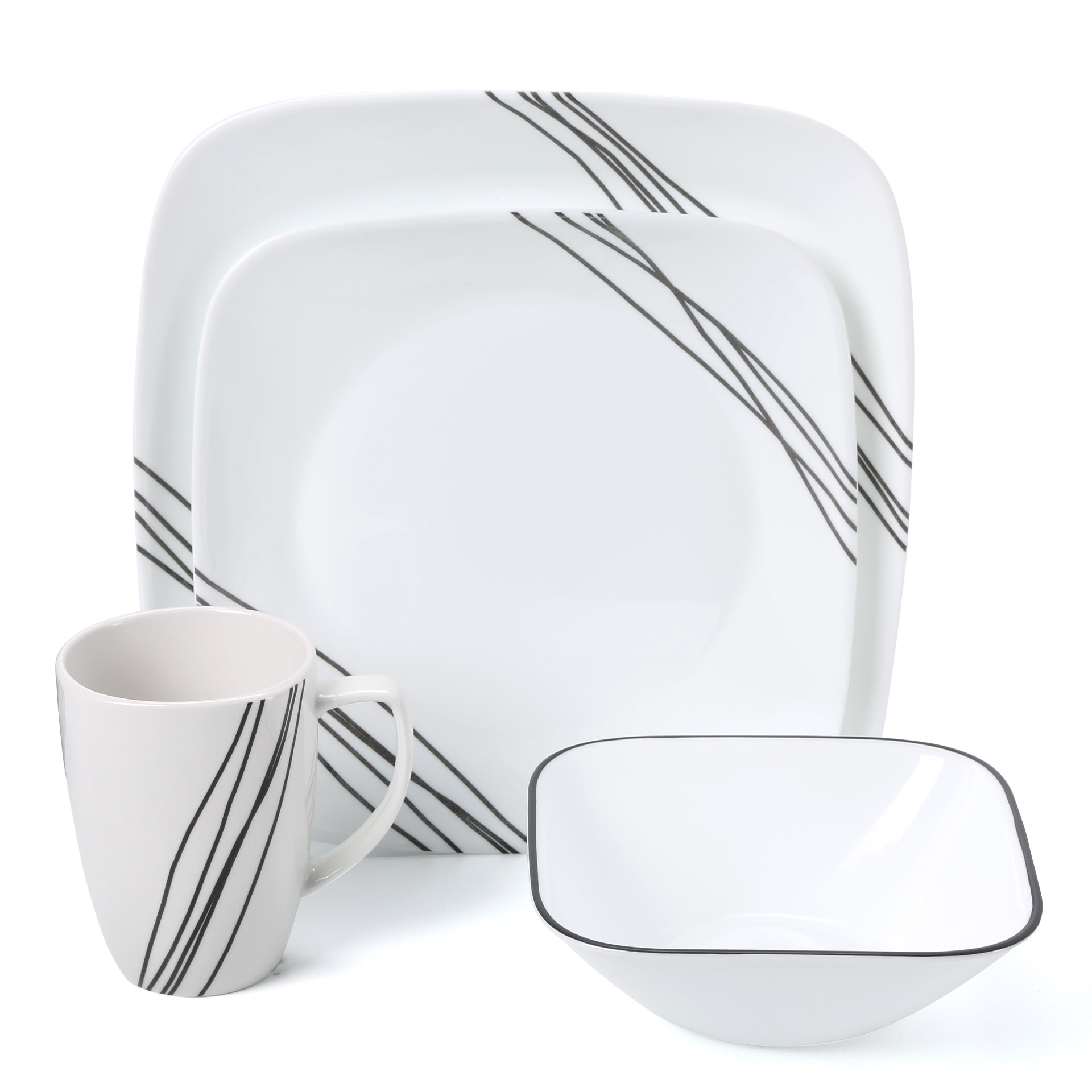 Corelle Simple Sketch 16 Piece Dinnerware Set & Reviews Wayfair