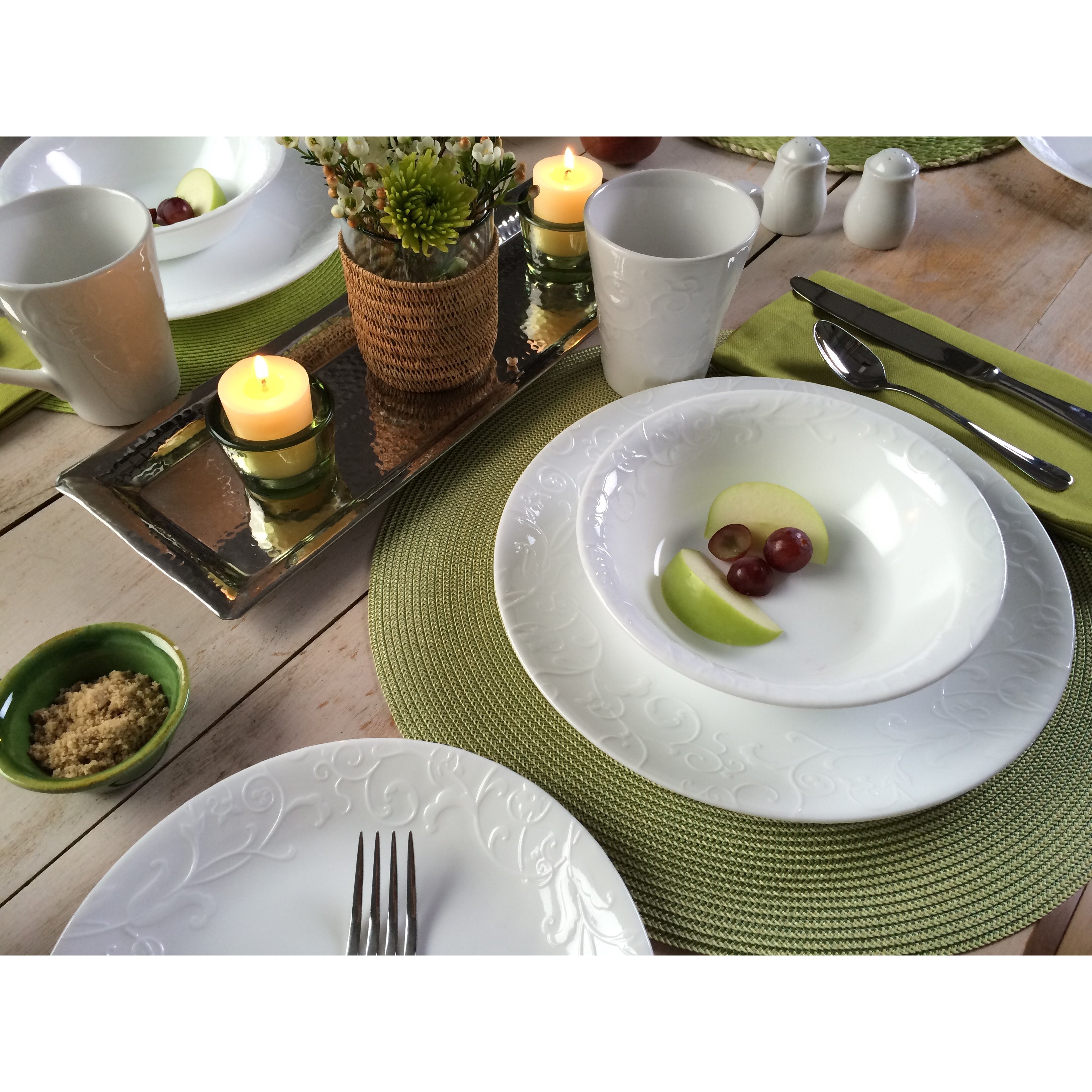 Corelle Boutique Bella Faenza 16 Piece Dinnerware Set And Reviews Wayfair 