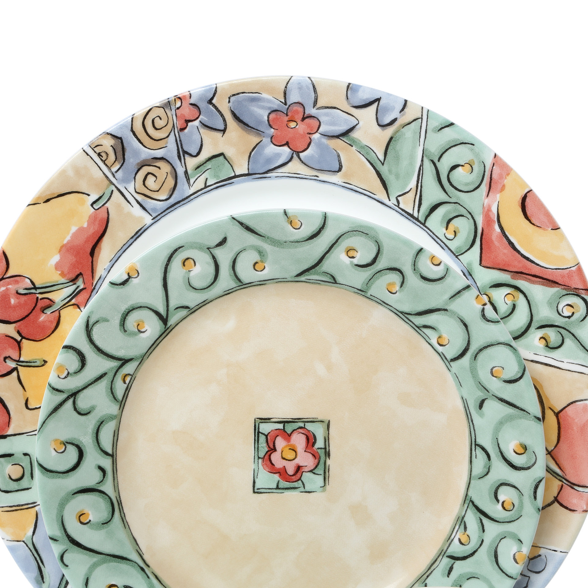 Corelle Impressions Watercolors 16 Piece Dinnerware Set & Reviews Wayfair