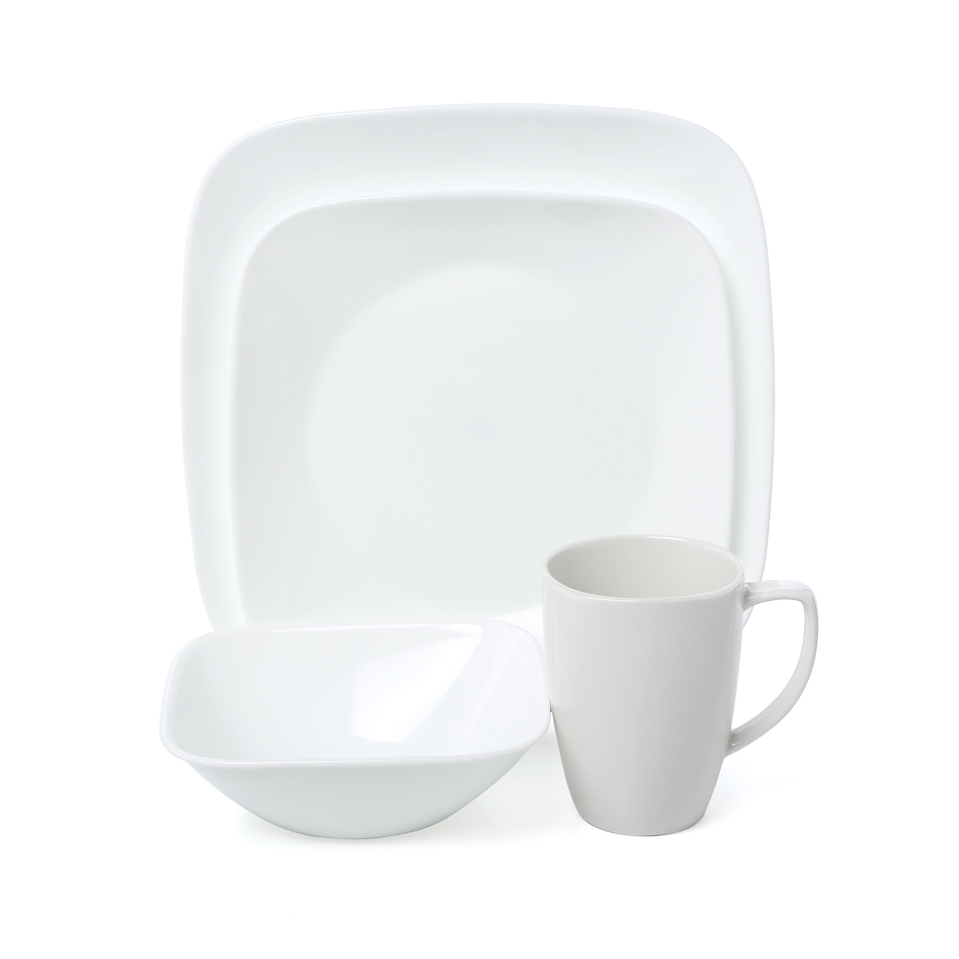 Corelle Square 16 Piece Dinnerware Set & Reviews Wayfair