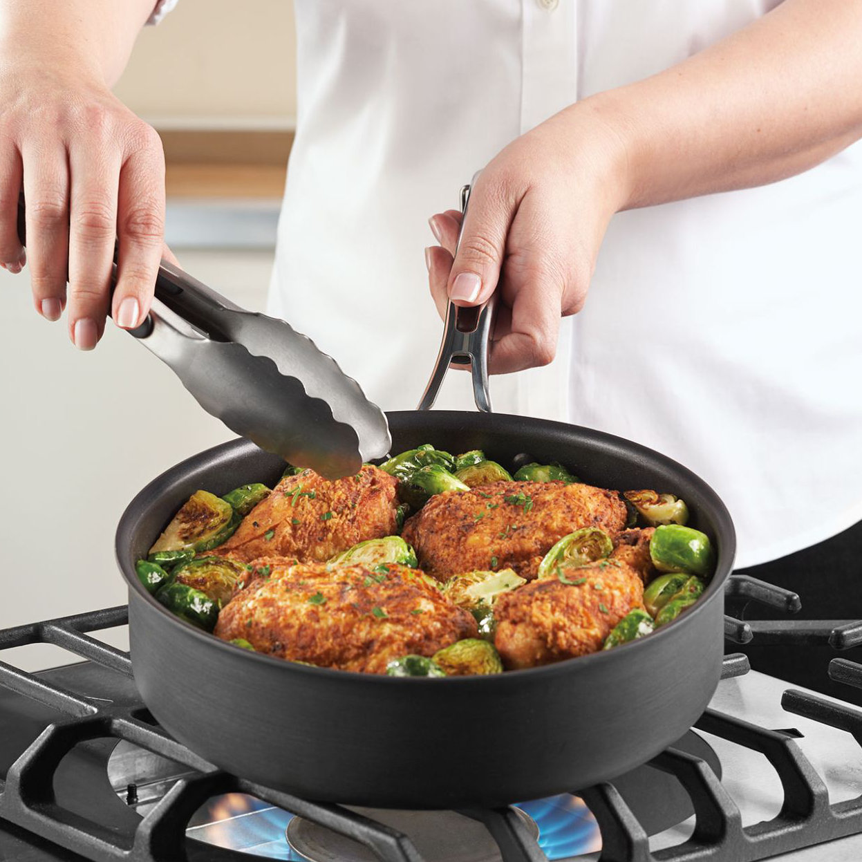 Revere Cookware 2Piece CopperCore NonStick Frying Pan Set Wayfair