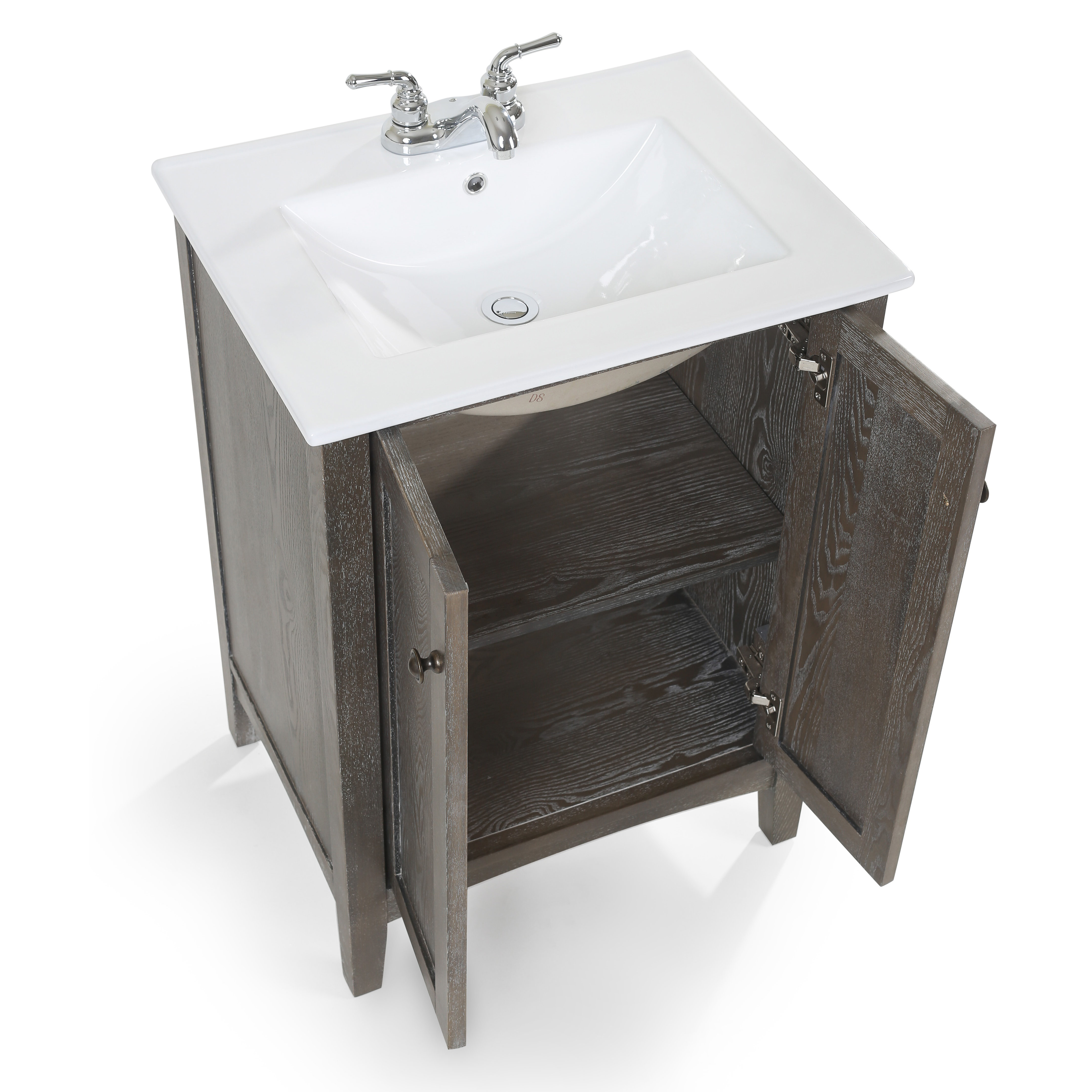 Elegant Lighting Danville 24" Single Bathroom Vanity Set & Reviews Wayfair