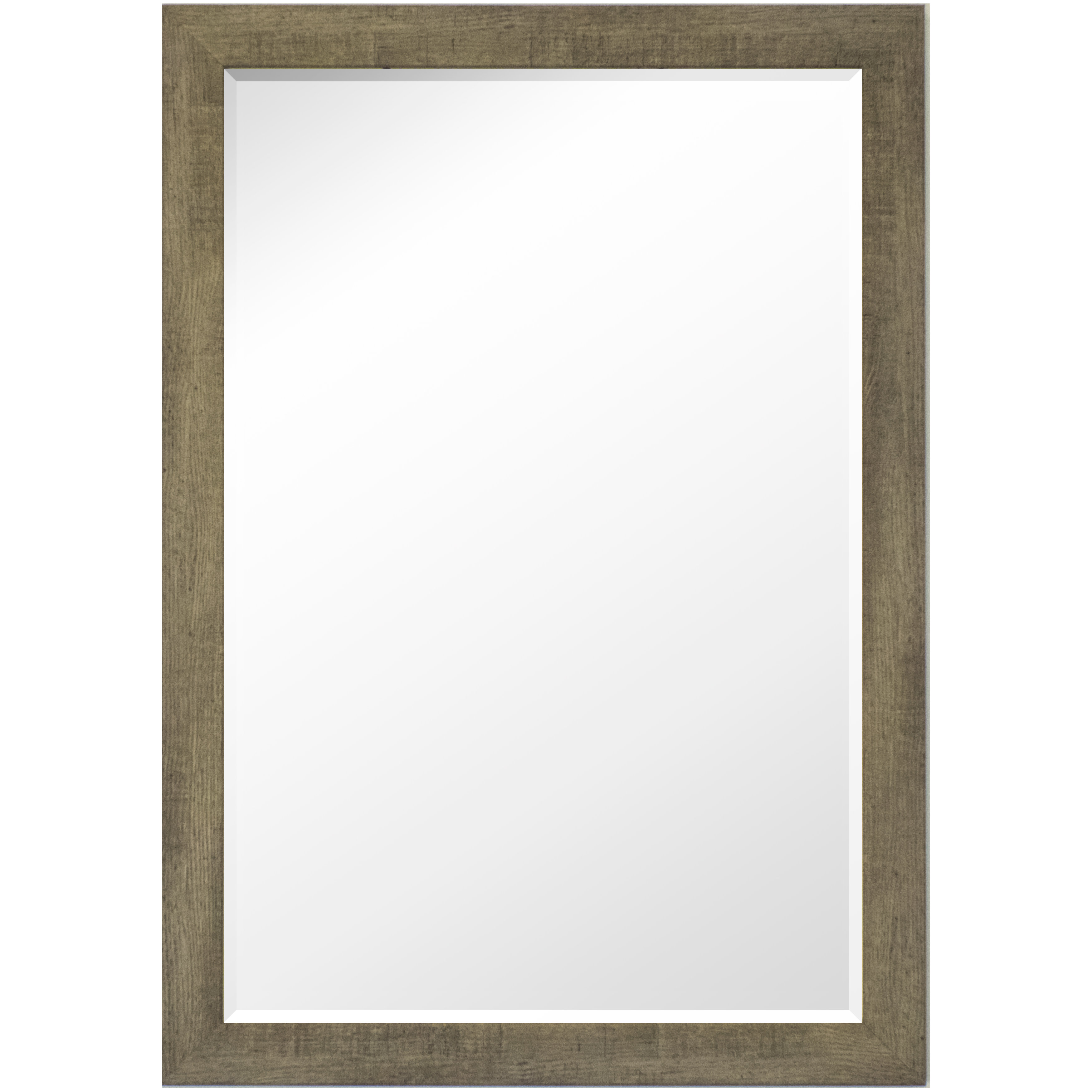 Second Look Mirrors Country Barnwood Wall Mirror & Reviews Wayfair