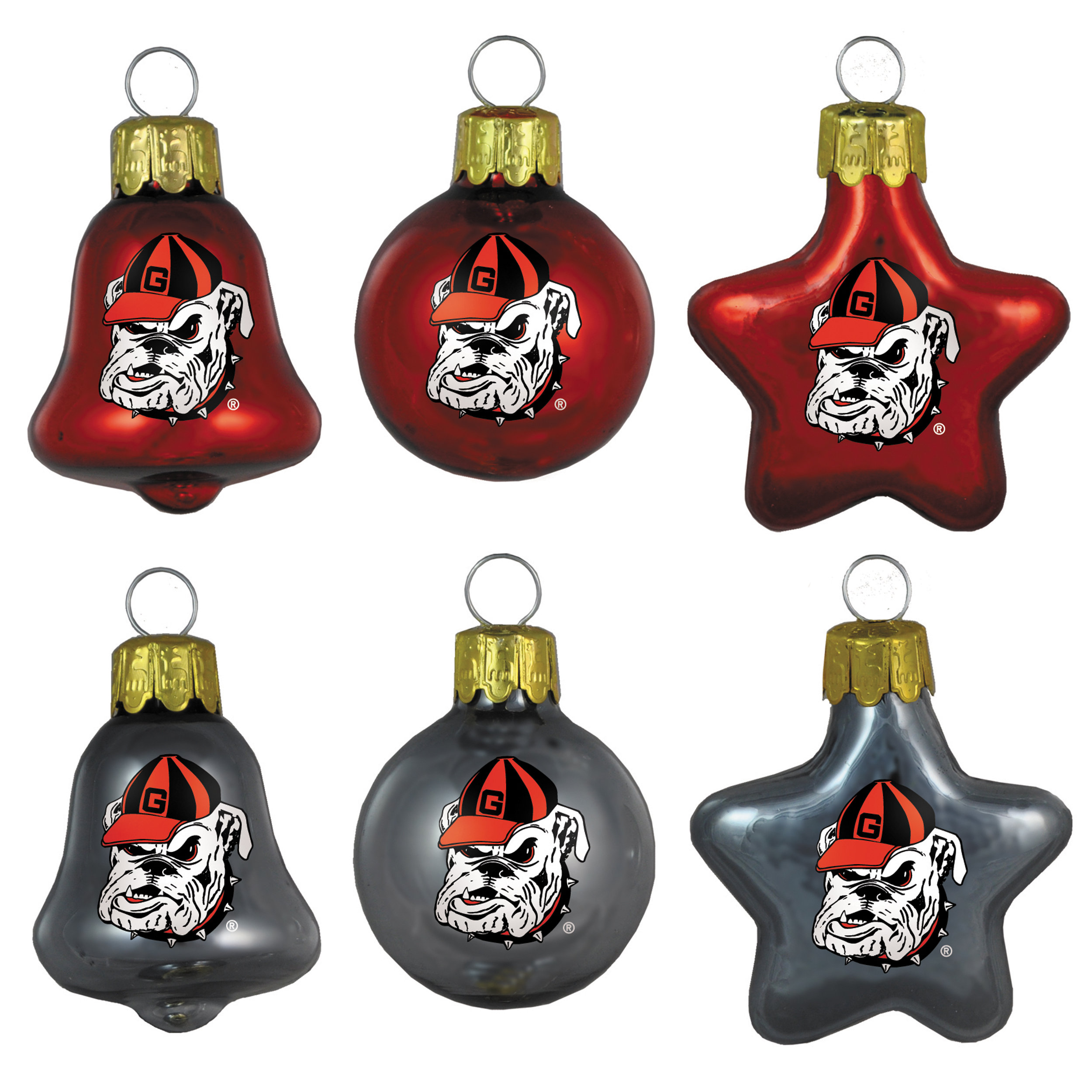 topperscot 6 piece ncaa ornament set reviews wayfair topperscot 6 piece ncaa ornament set reviews wayfair