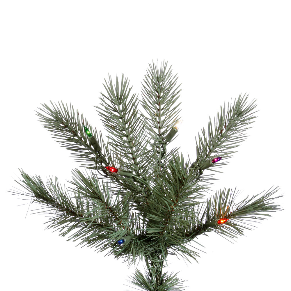 Vickerman Cashmere 3.5' Green Pine Artificial Christmas Tree with 50 LED MultiColored Lights