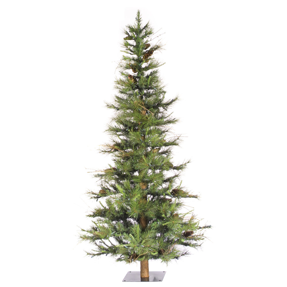 vickerman ashland wood trunk tree with tips an 6 green vickerman ashland wood trunk tree with tips an 6 green