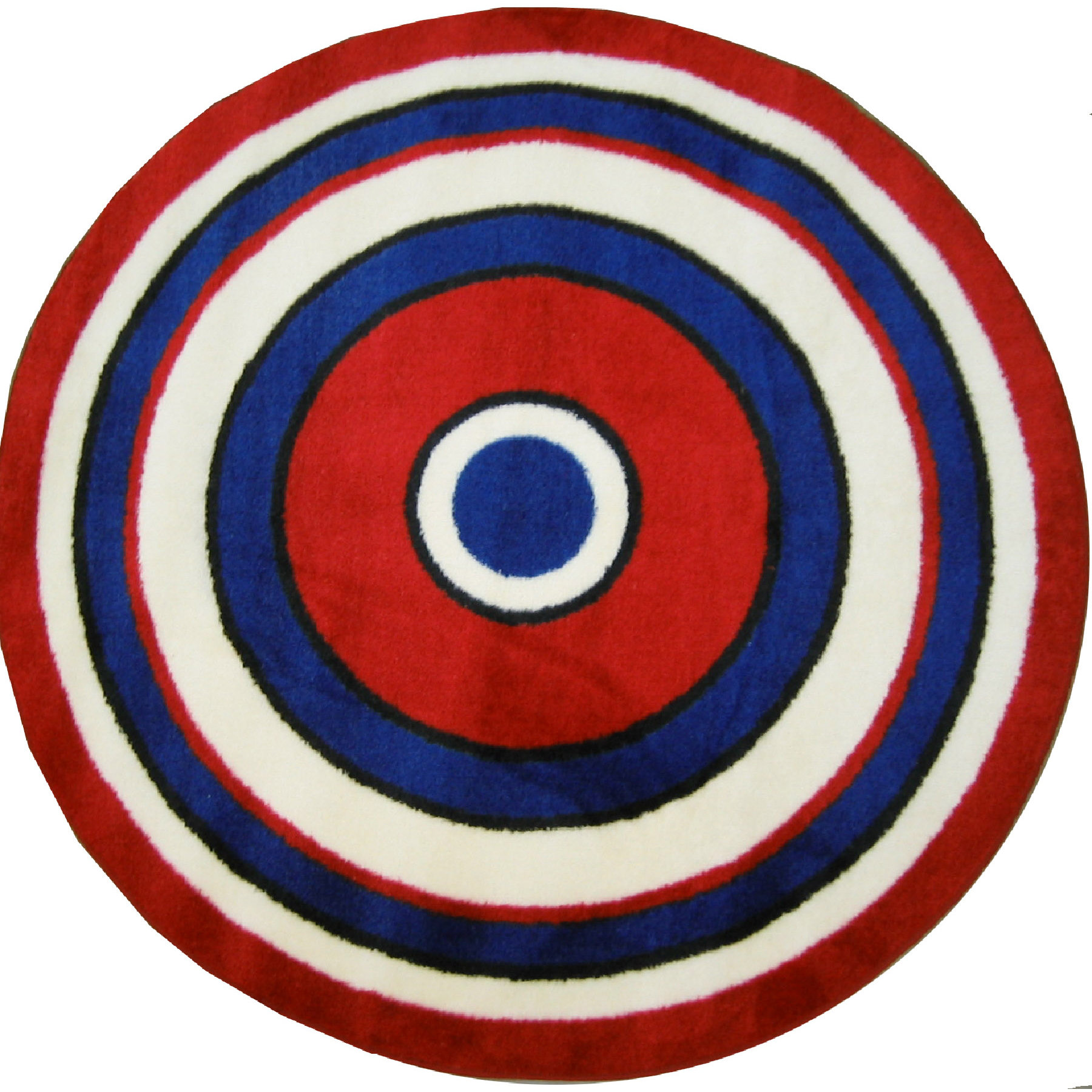 Fun Rugs Fun Shape High Pile Concentric Circles Area Rug & Reviews Wayfair