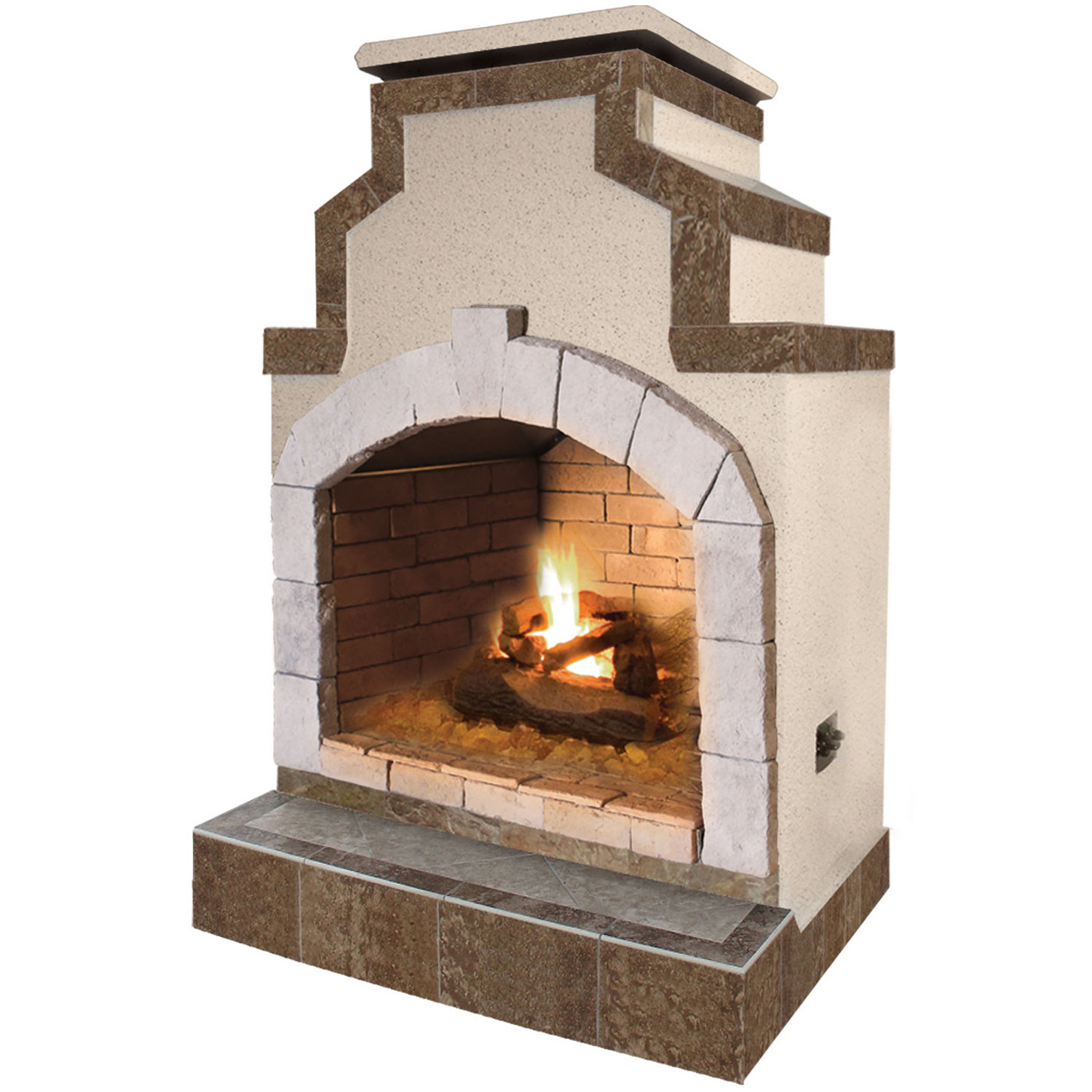 CalFlame Propane Gas Outdoor Fireplace & Reviews | Wayfair