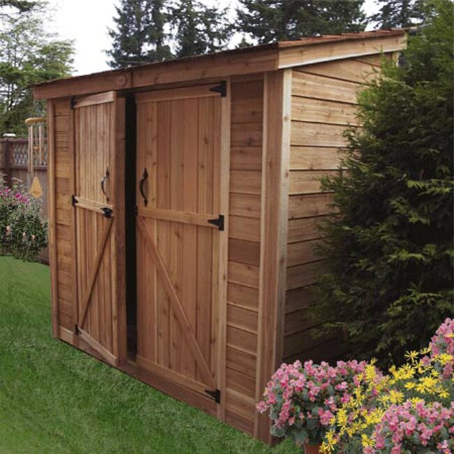 Outdoor Living Today Spacesaver 8 Ft W X 4 Ft D Garden Shed With