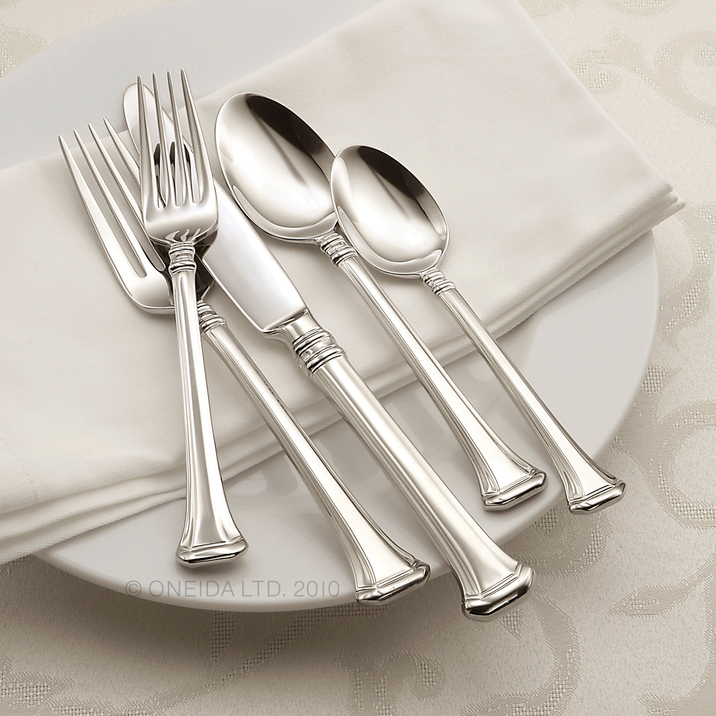 Oneida Apollonia 45 Piece Flatware Set & Reviews Wayfair