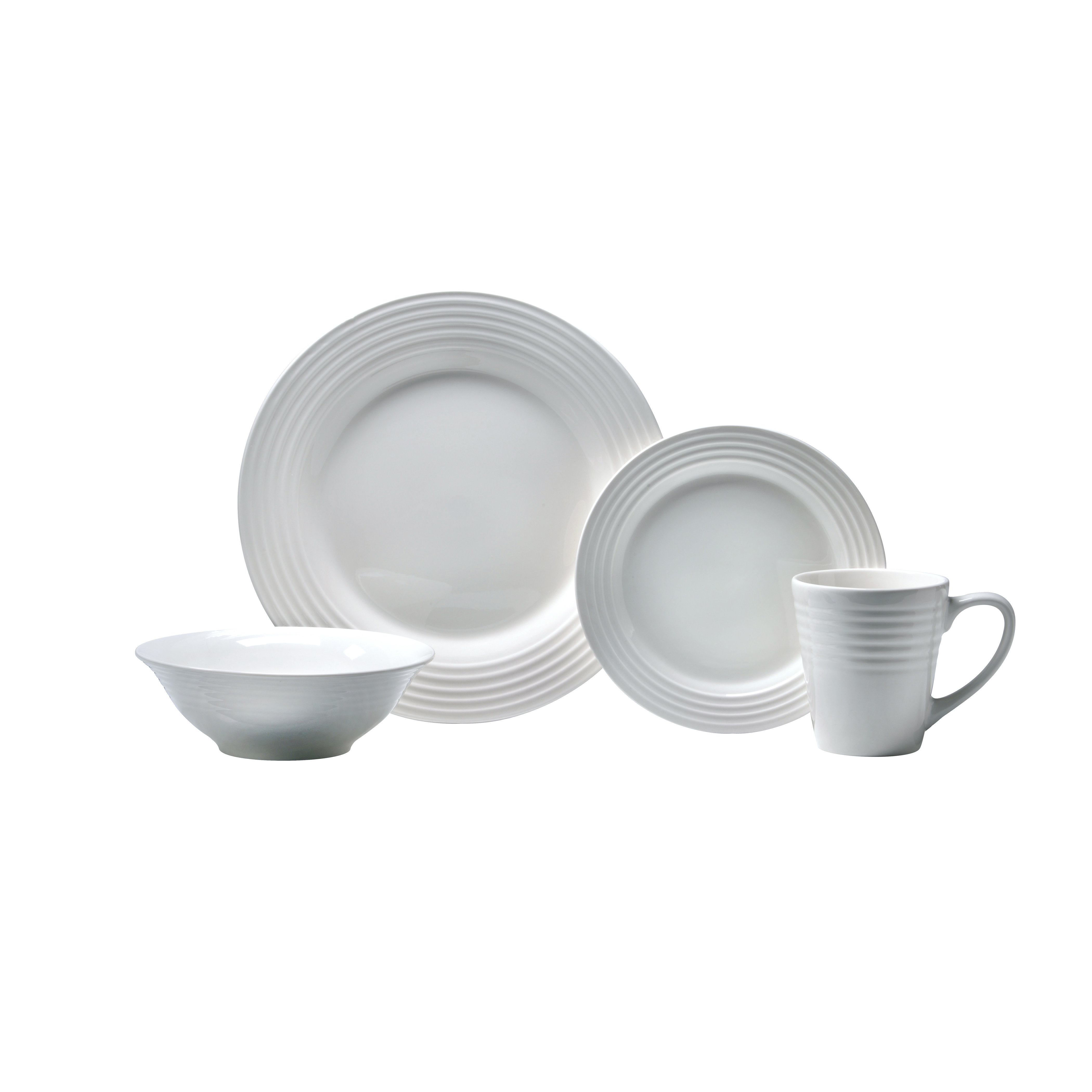 Oneida Continuum 16 Piece Dinnerware Set & Reviews Wayfair