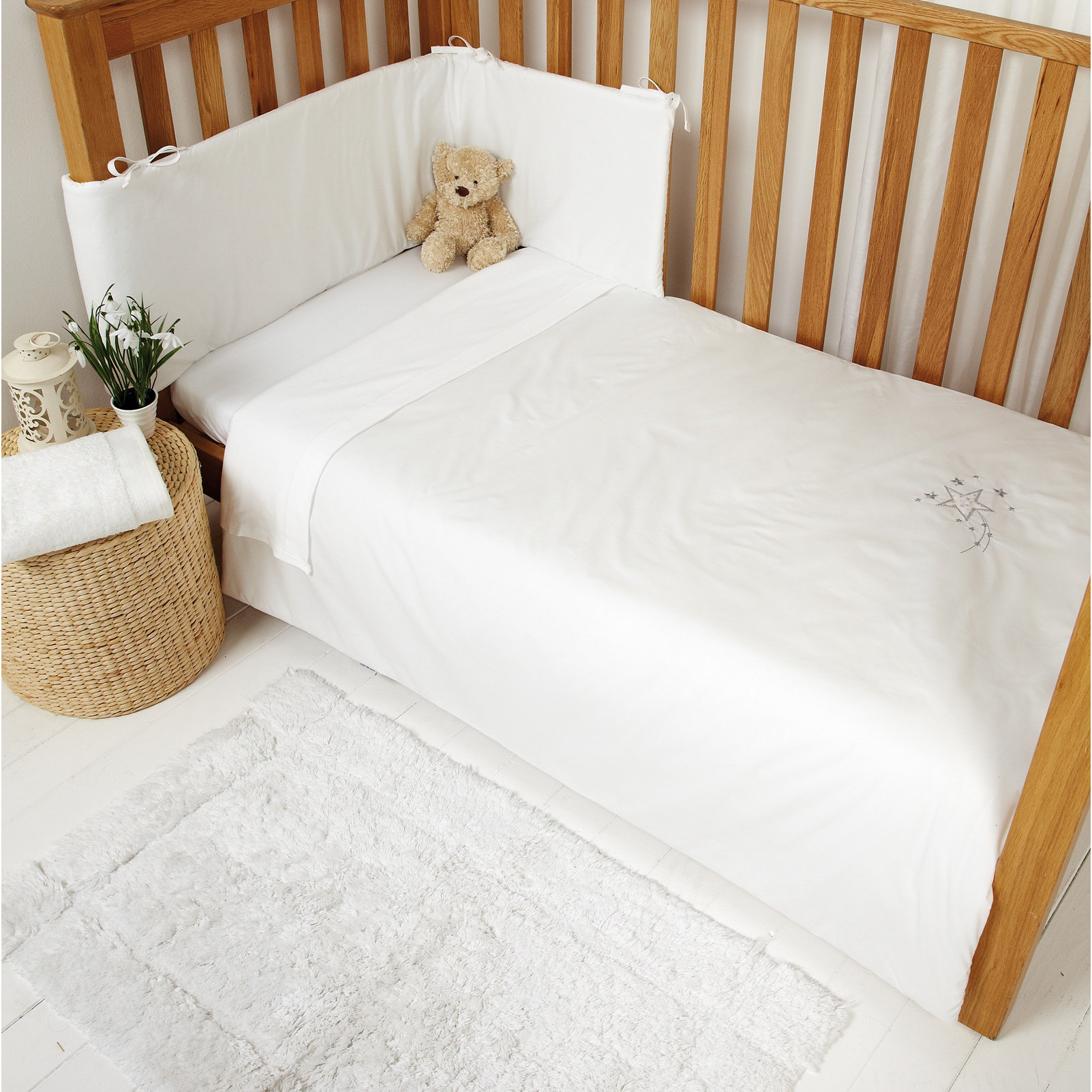 Clair De Lune Starburst 2Piece Cot Bedding Set Wayfair UK
