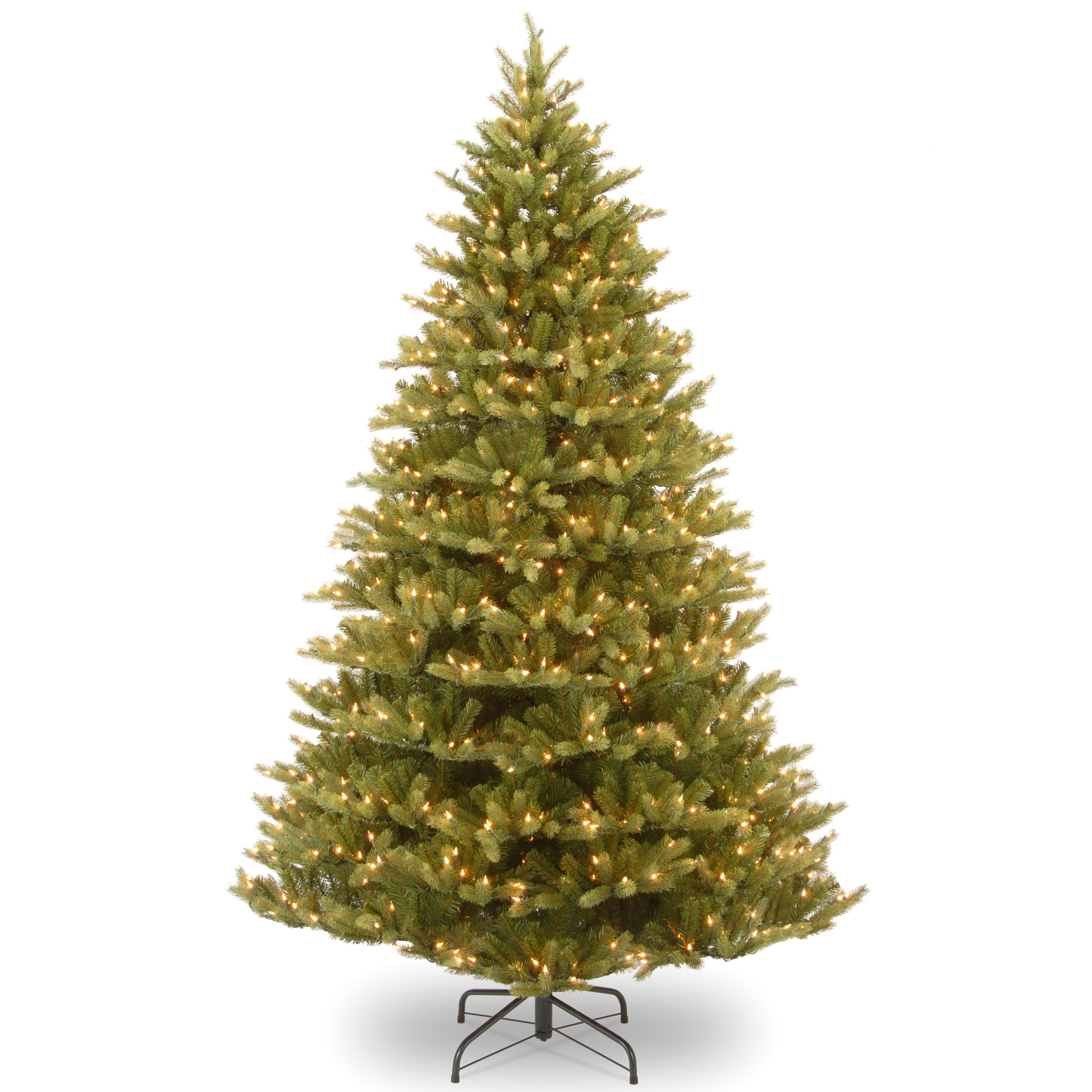 national tree company 7.5 ft.glittery bristle pine slim hinged tre national tree company 7.5 ft.glittery bristle pine slim hinged tre