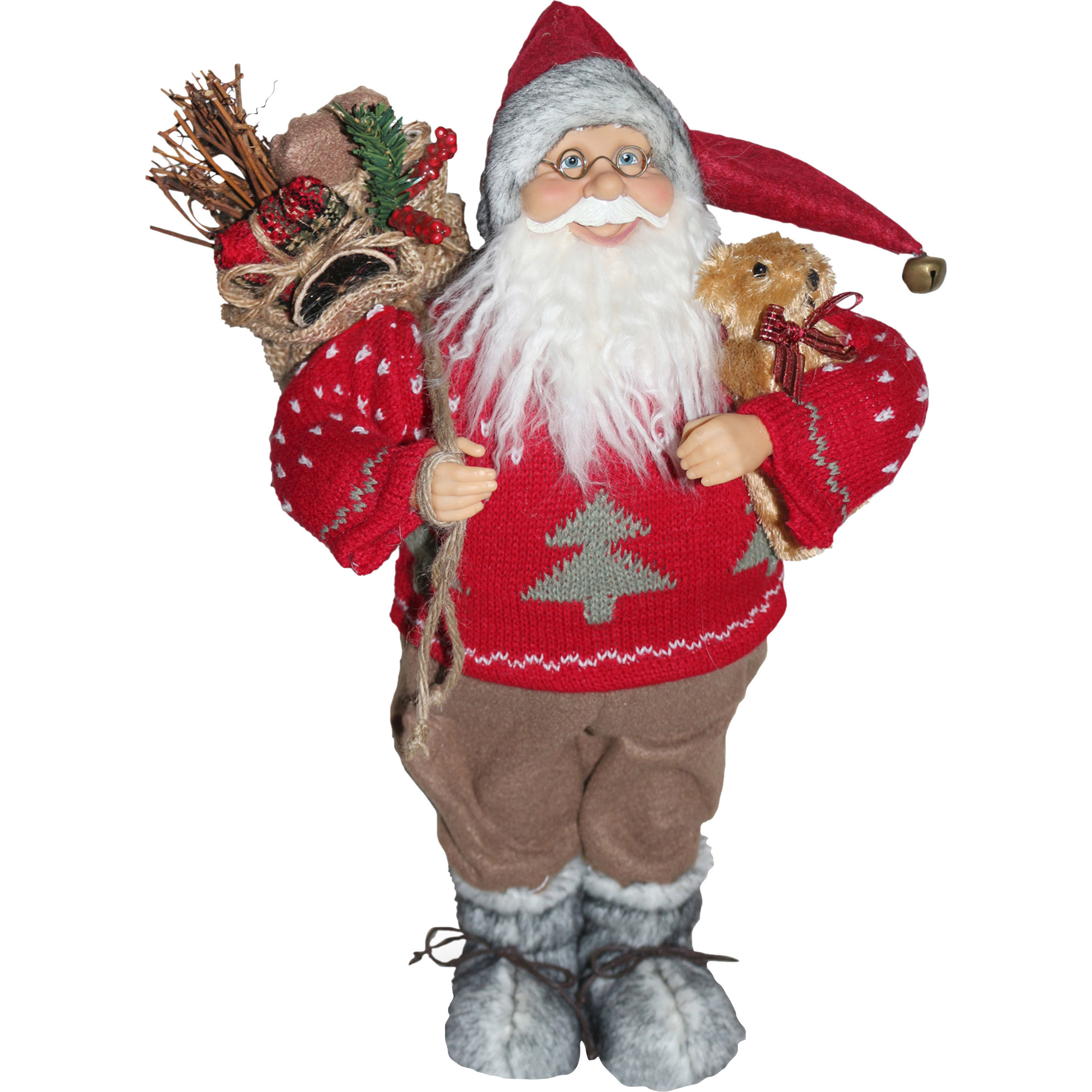national tree co standing santa christmas decoration national tree co standing santa christmas decoration