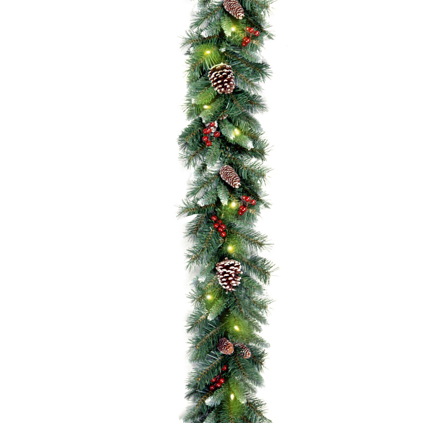 National Tree Co. Frosted Berry Garland & Reviews | Wayfair