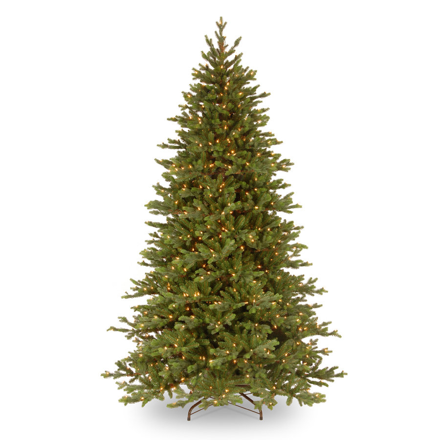 National Tree Co. Pre-Lit 7.5' Green Yukon Fir Artificial Christmas