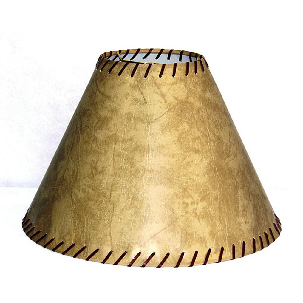 Lamp Factory 15" Faux Leather Empire Lamp Shade & Reviews Wayfair