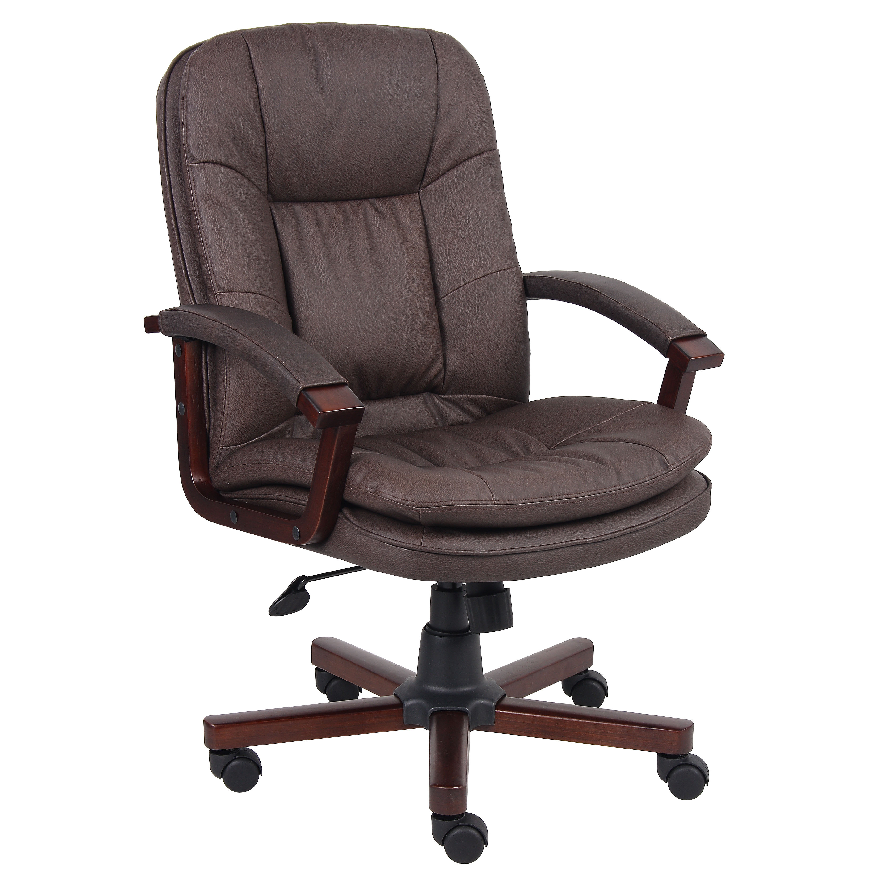 Boss Office Products Leather Executive Chair & Reviews | Wayfair