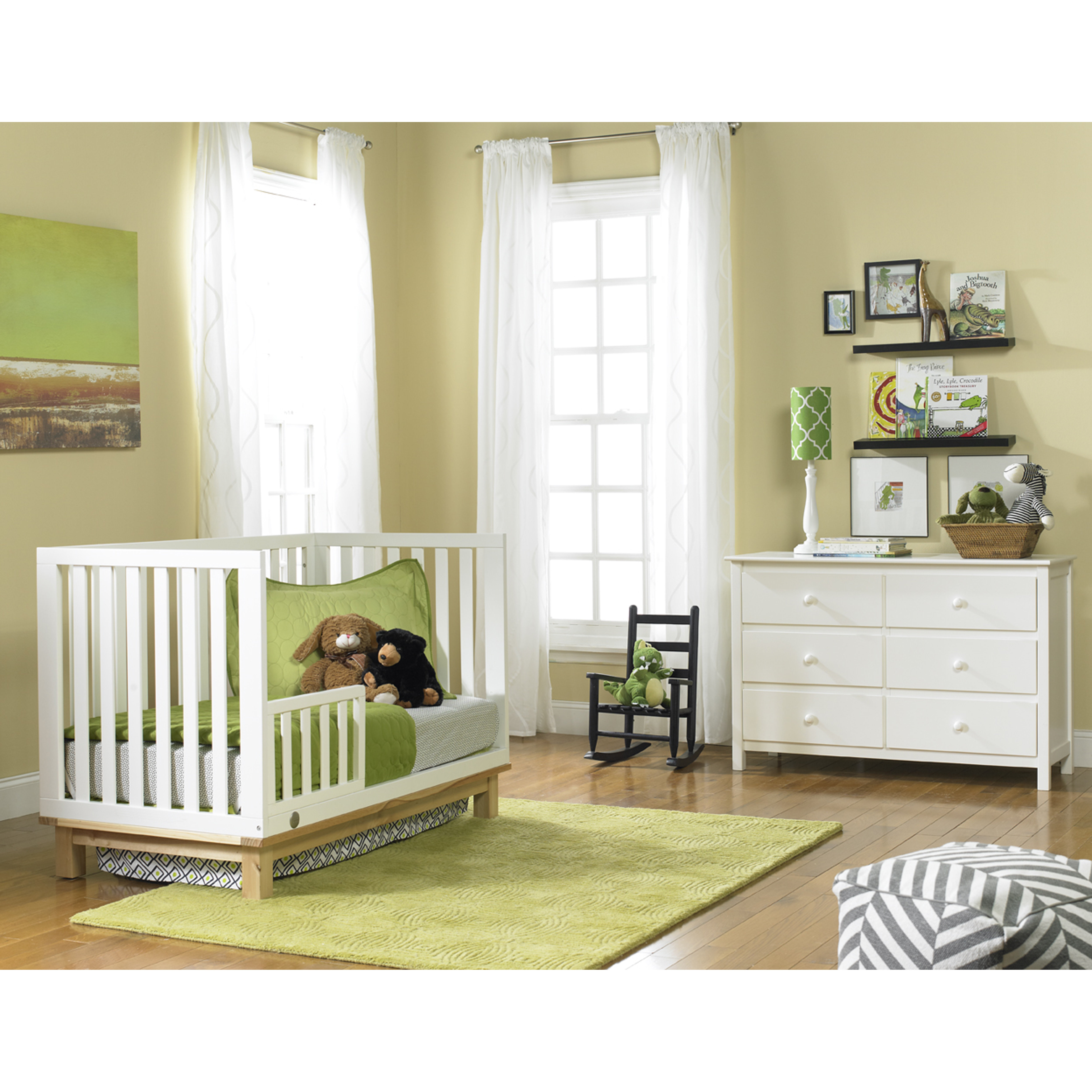 FisherPrice Riley Island 3in1 Convertible Crib & Reviews Wayfair