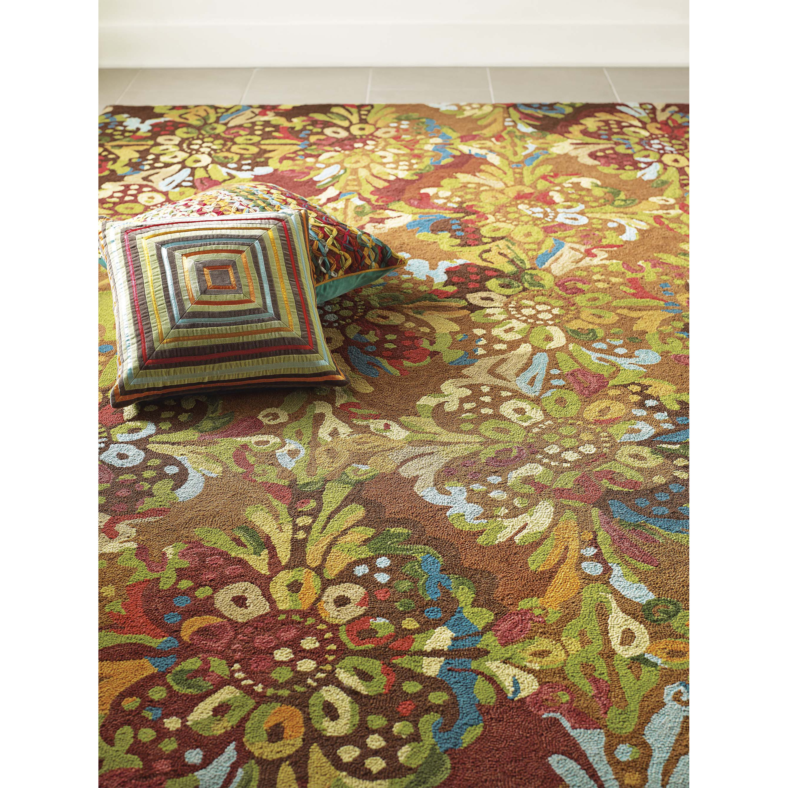 Company C Drip and Splash Toffee Area Rug Wayfair