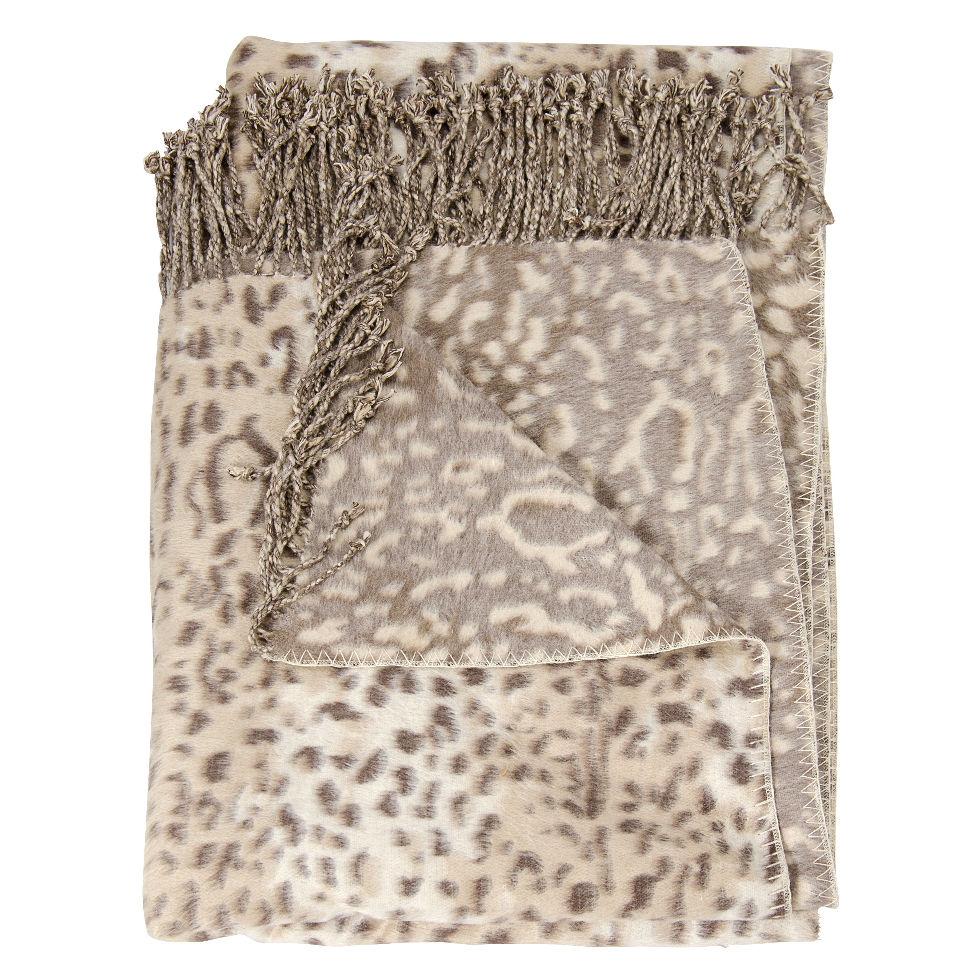 leopard fuzzy blanket