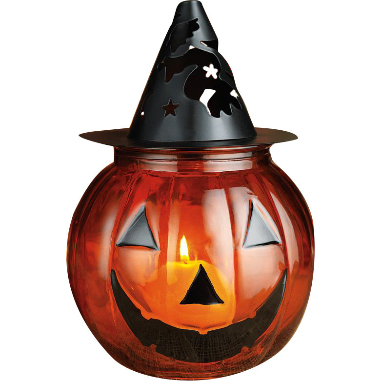 Home Essentials and Beyond Halloween Glass Votive Candle Holder