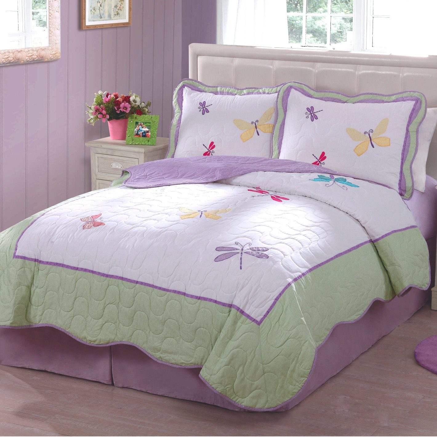 My World Dragonfly Butterfly Quilt Set & Reviews Wayfair