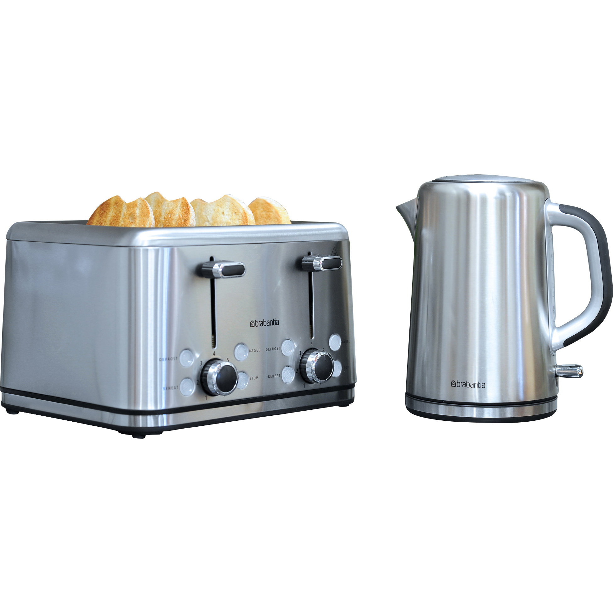 Brabantia 4 Slice Toaster and Kettle Breakfast Set & Reviews Wayfair UK