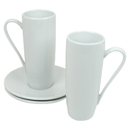 Konitz Coffee Bar 8 oz. Latte Macchiato Cup and Saucer ...