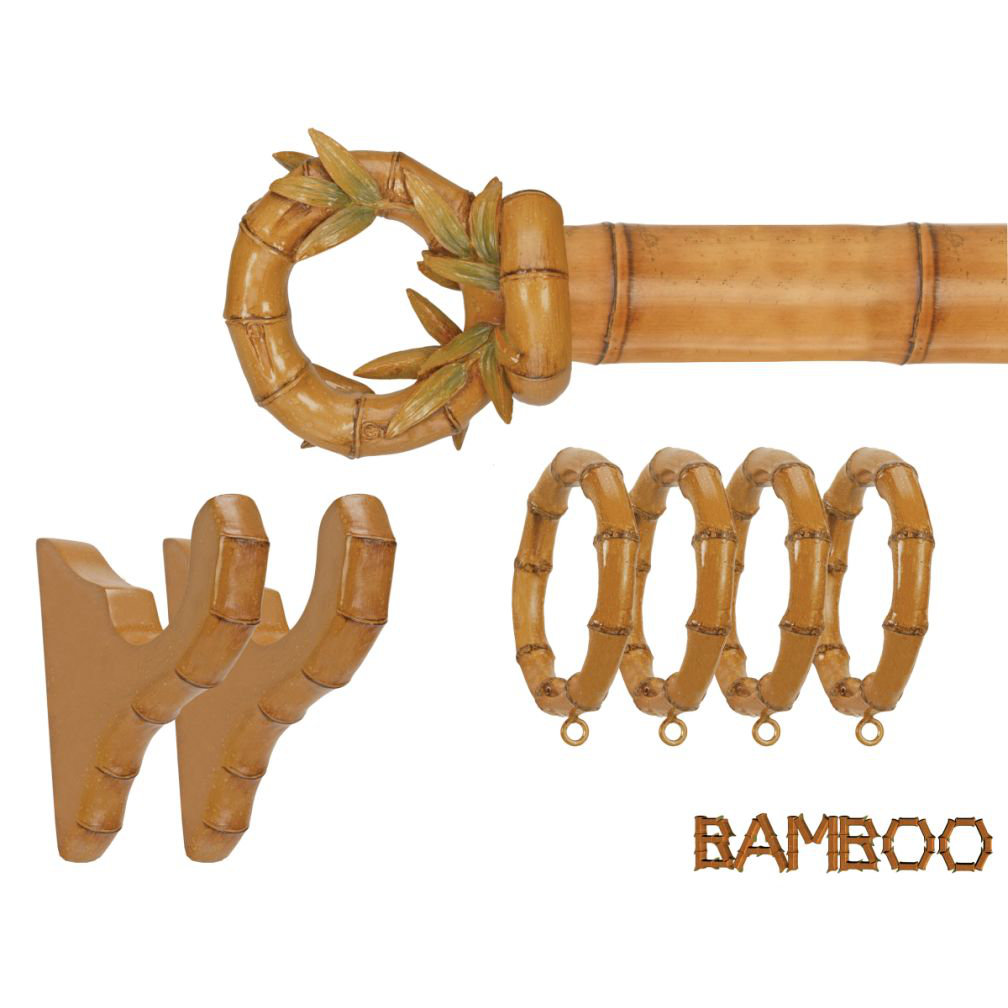 Menagerie Bamboo Curtain Ring & Reviews Wayfair