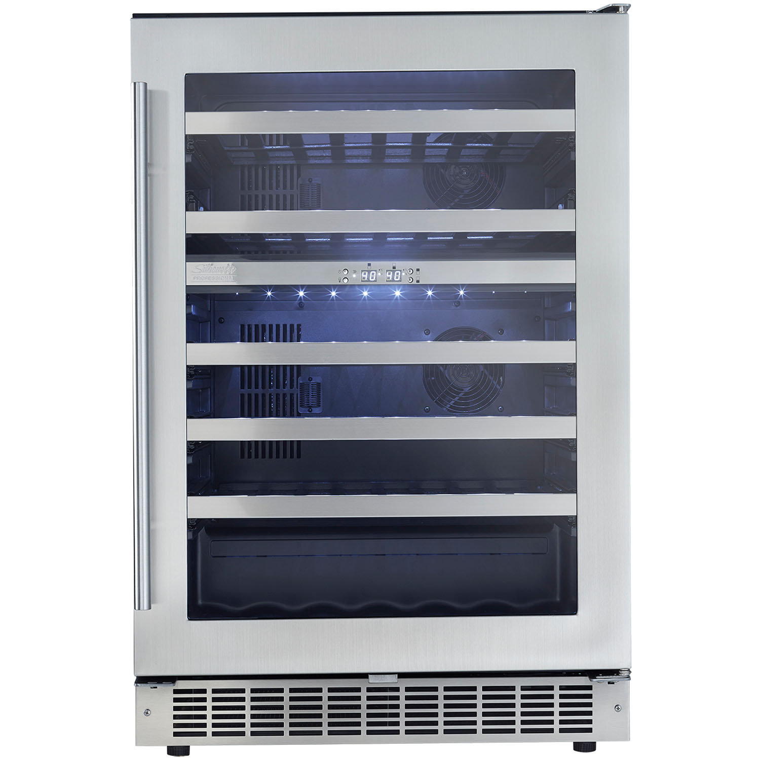 Danby Silhouette 51 Bottle Dual Zone BuiltIn Wine Refrigerator Wayfair