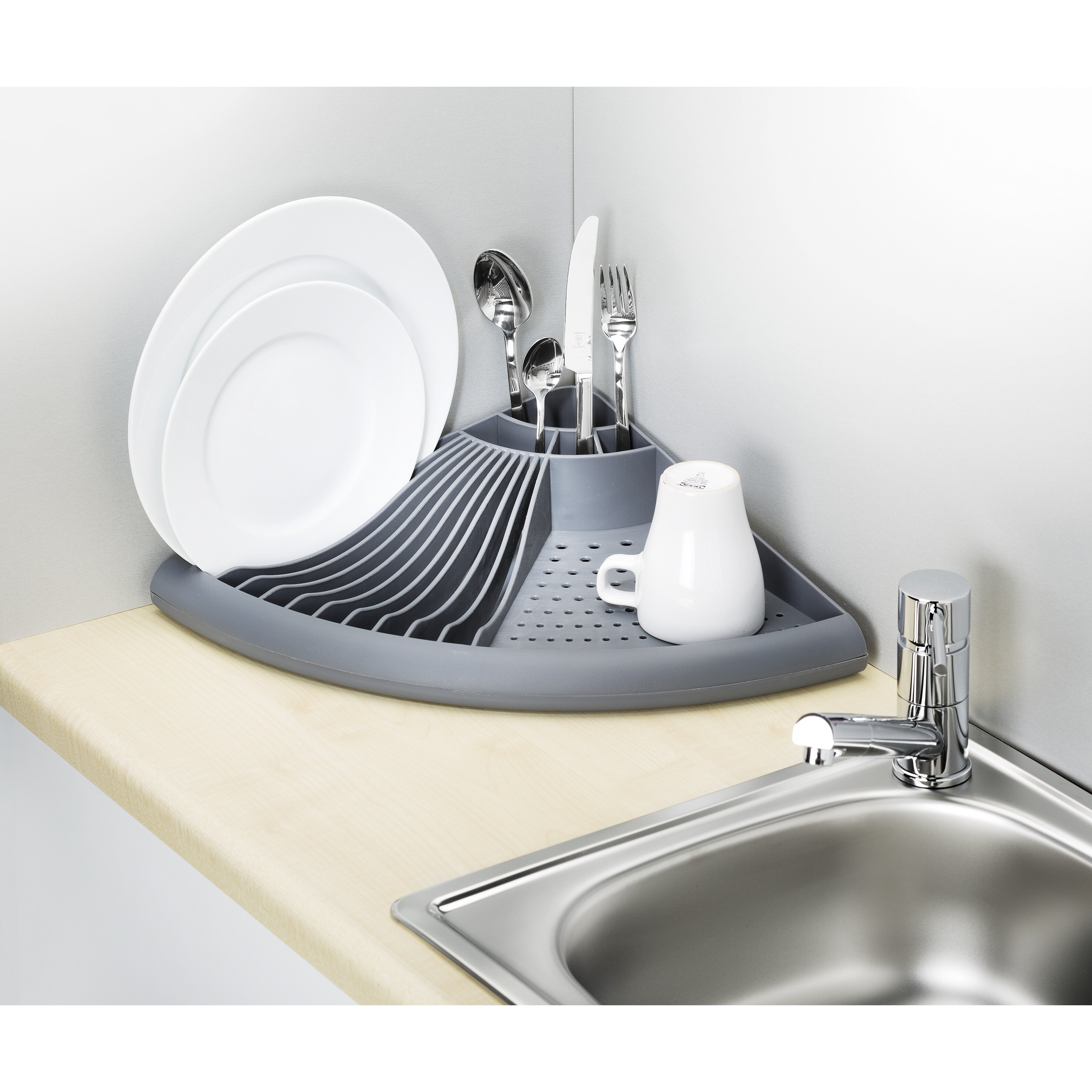 Wenko Corner Dish Rack & Reviews | Wayfair UK