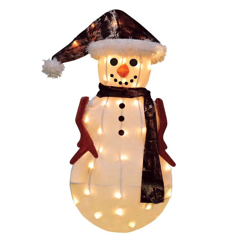 product works candy lane snowman in camo christmas product works candy lane snowman in camo christmas