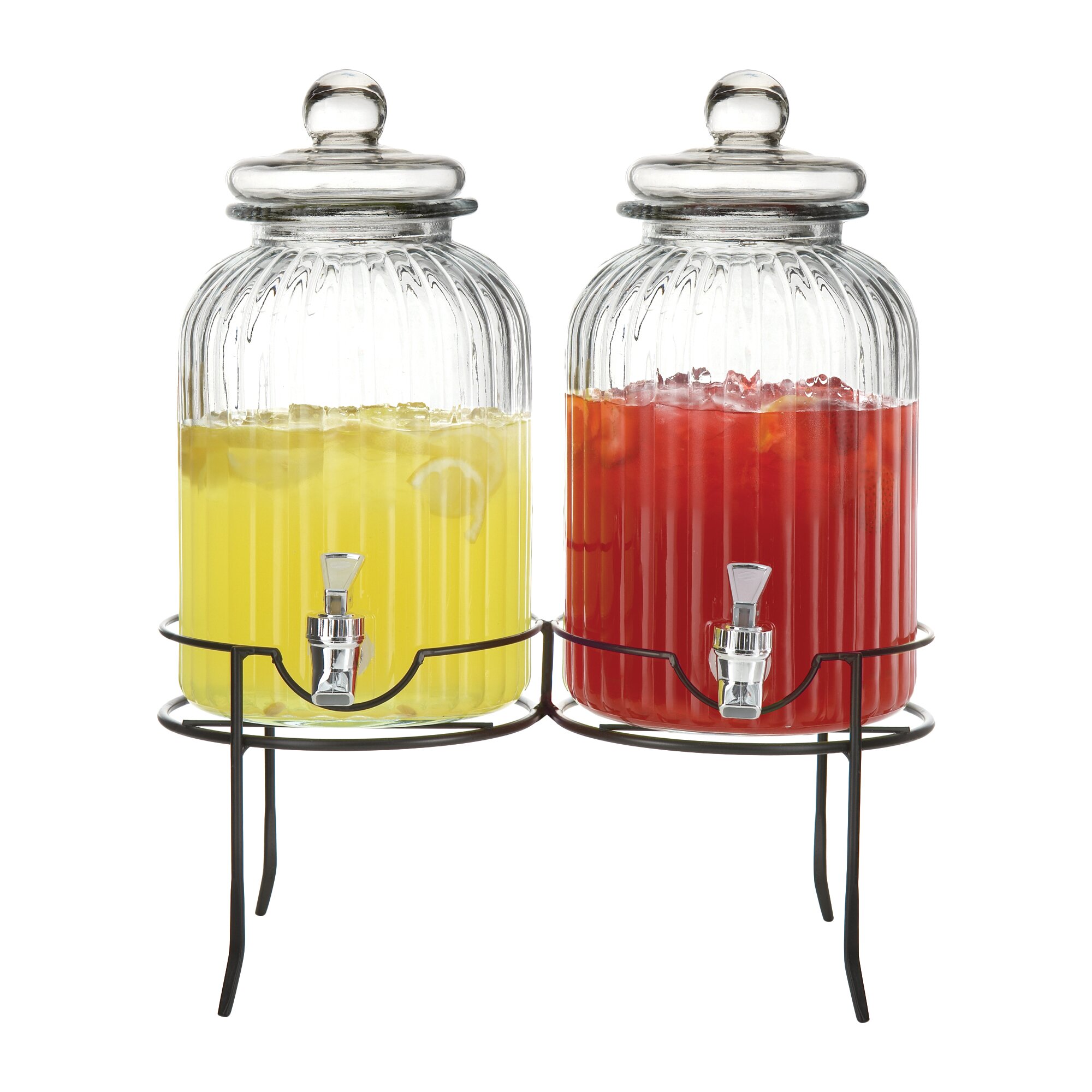 Style Setter 3 Piece Stella Beverage Dispenser Set & Reviews | Wayfair