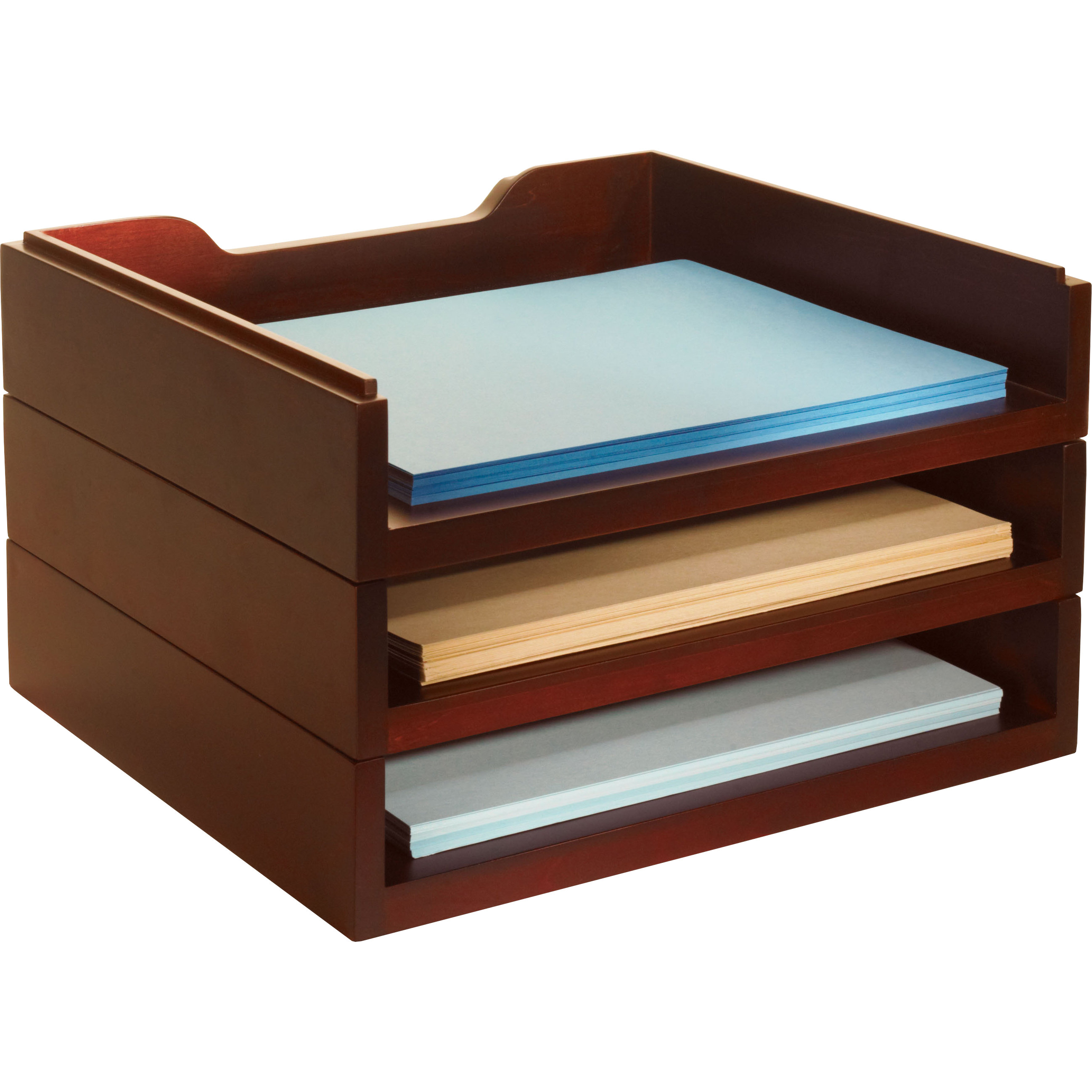 Bindertek Stack & Style 3 Tier Stackable Paper Tray & Reviews Wayfair