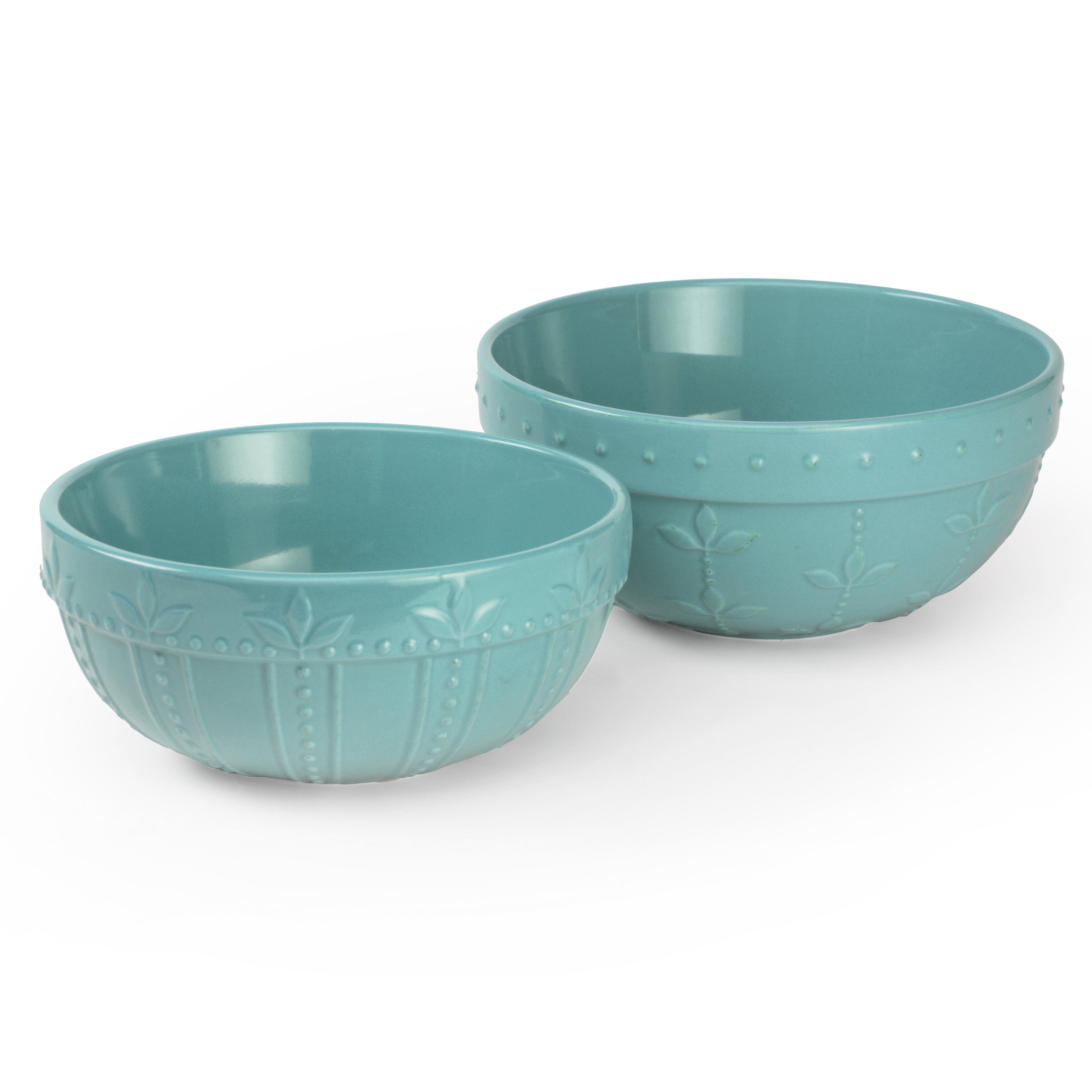 Signature Housewares Sorrento 2 Piece Stoneware Bowl Set & Reviews