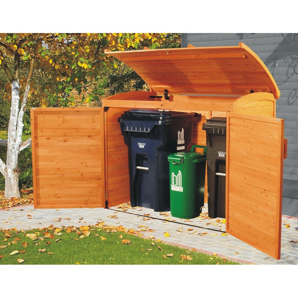 Leisure Season 5 Ft. W x 3 Ft. D Wooden Storage Shed ...